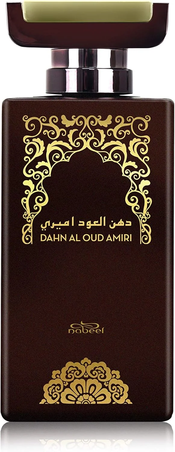 ادکلن унисекс نبیل دهن العود امیری (Eau De Parfum) 100 میلی لیتر (3.4oz) | مجموعه TRENDY | دارای رایحه های: لابدانیوم، وانیل، عنبر، چرم، نعناع هندی، گایاک | عطر