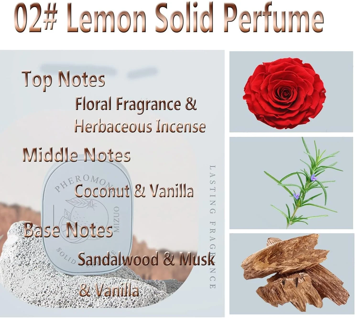 ست 3 عددی بالم جامد NALACAL، عطر جیبی قابل حمل، مناسب برای مسافرت، عطر طبیعی برای مردان و زنان - طبیعی و وگان