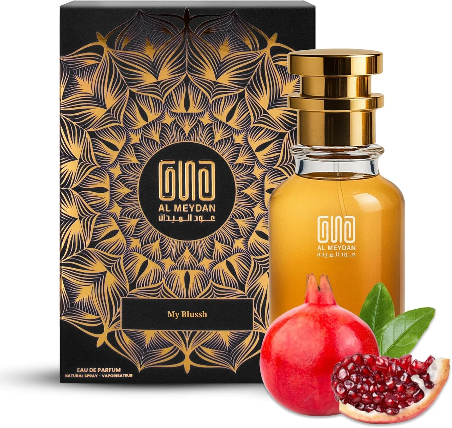 عطر روغنی عود المیدان زنانه - رایحه ای از مای بلاش - عطر میوه ای و گلی بدون الکل با انار، رز و یاس - ماندگاری طولانی 8-10 ساعت (100 میلی لیتر)