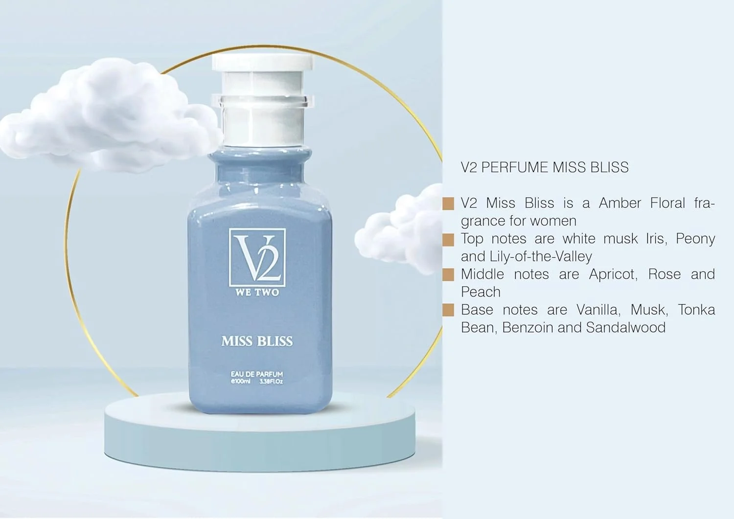 پارفو عود و عطرها میس بلیس V2 زنانه | ادو پرفیوم | مناسب نوجوانان | مناسب بانوان | زمستان | مجموعه پاییز/زمستان | فصلی | عروسی | ماندگاری طولانی | تازه