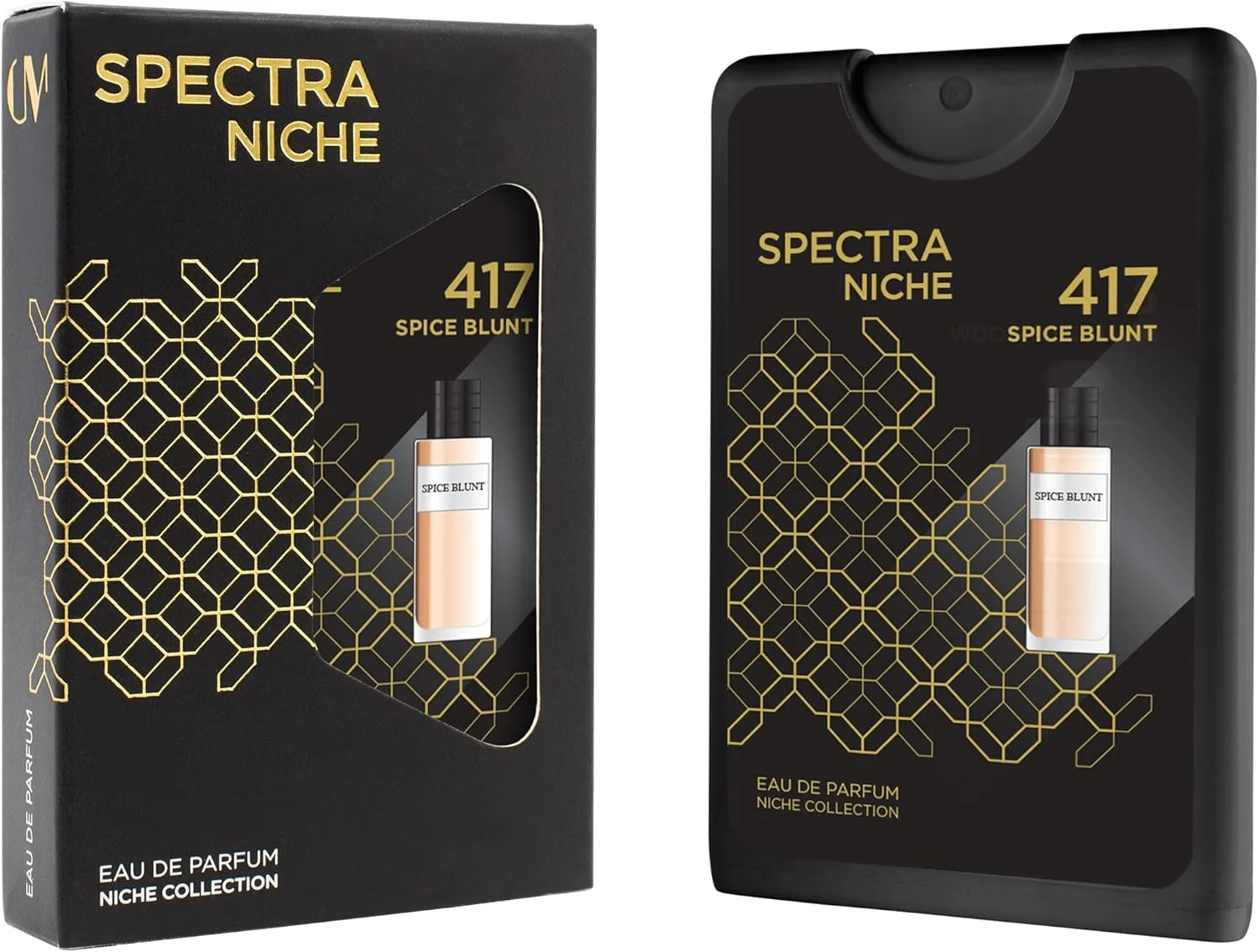 عطر جیبی اسپکترا نیش 417 Spice Blunt EDP унисекс - 18 میلی لیتر