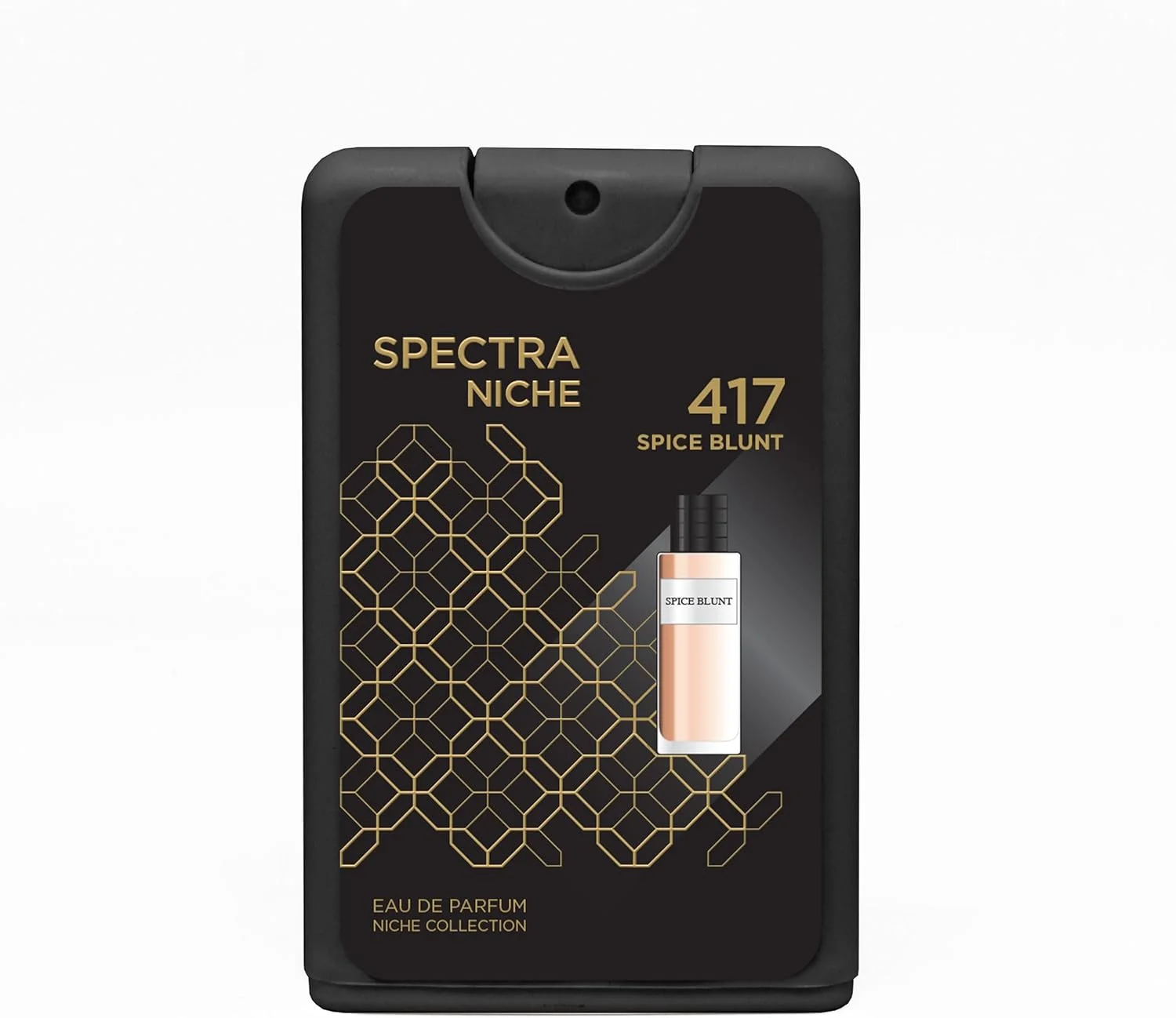 عطر جیبی اسپکترا نیش 417 Spice Blunt EDP унисекс - 18 میلی لیتر