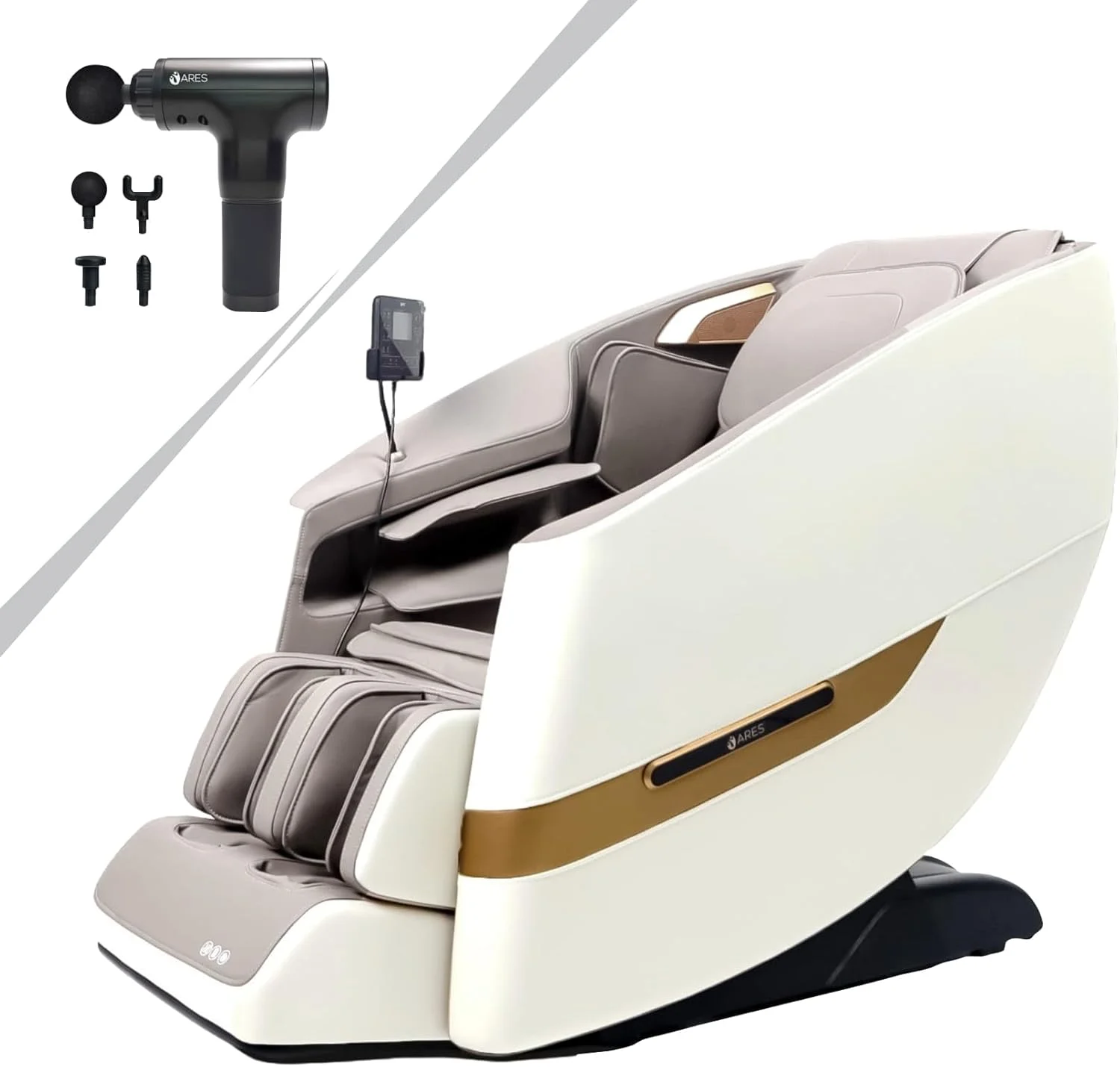 صندلی ماساژ ARES uClass | مکانیزم ماساژ مغناطیسی | 24 برنامه خودکار | درمان گرمایش کمر و پا | کنترل صوتی هوشمند | 3 حالت بی وزنی (3 سال گارانتی) صندلی ماساژ ARES uClass | مکانیزم ماساژ مغناطیسی | 24 برنامه خودکار | درمان گرمایش کمر و پا | کنترل صوتی هوشمند | 3 حالت بی وزنی (3 سال گارانتی)