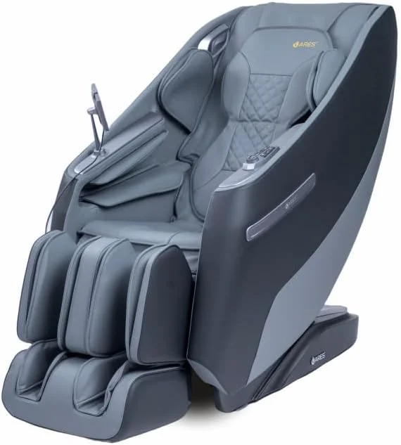 صندلی ماساژ ARES uRoyal (3 سال گارانتی) ماساژ سه بعدی فوق العاده طولانی SL-Track | 12 برنامه ماساژ خودکار | گرمایش | کنترل صوتی | 3 موقعیت بدون جاذبه | بلوتوث دیجیتال سه بعدی (خاکستری با مشکی) صندلی ماساژ ARES uRoyal (3 سال گارانتی) ماساژ سه بعدی فوق العاده طولانی SL-Track | 12 برنامه ماساژ خودکار | گرمایش | کنترل صوتی | 3 موقعیت بدون جاذبه | بلوتوث دیجیتال سه بعدی (خاکستری با مشکی)