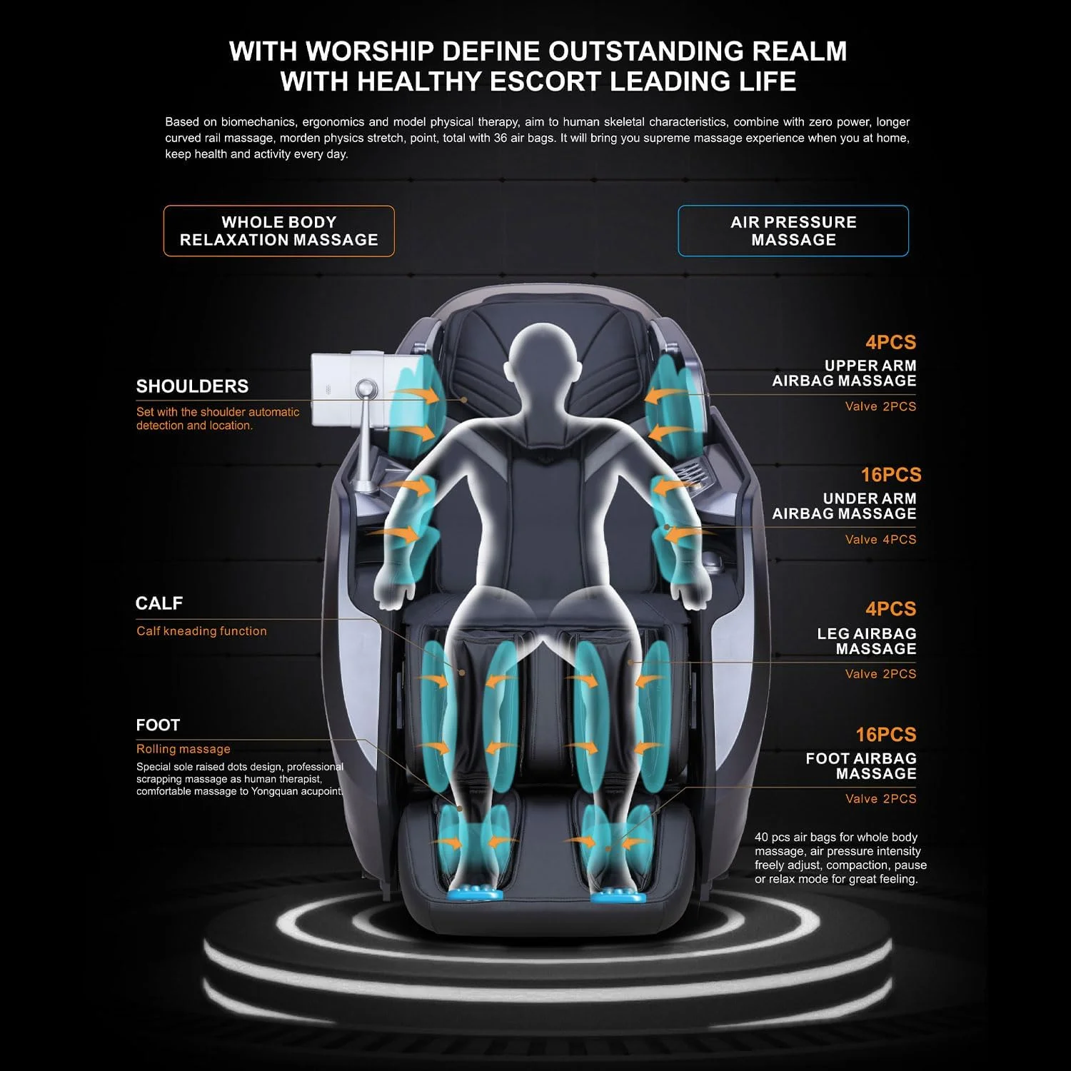 ماساژور تفنگی ARES iHealth + uFitness-2 | مکانیزم ماساژ 4D+SL | 20 برنامه | کشش خودکار پا | بررسی سلامت | درمان گرمایشی | بلندگوهای بلوتوثی | شارژر بی سیم (مشکی/خاکستری) ماساژور تفنگی ARES iHealth + uFitness-2 | مکانیزم ماساژ 4D+SL | 20 برنامه | کشش خودکار پا | بررسی سلامت | درمان گرمایشی | بلندگوهای بلوتوثی | شارژر بی سیم (مشکی/خاکستری)