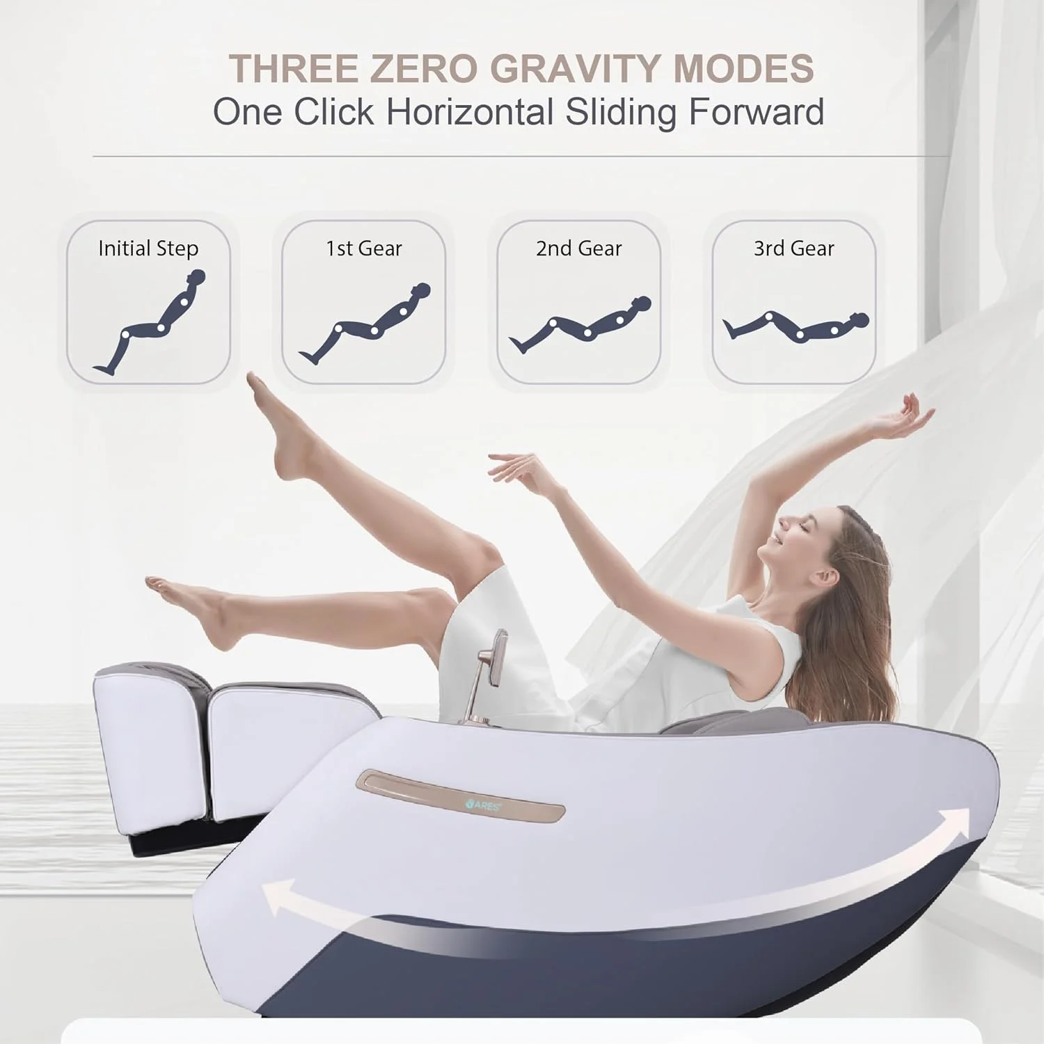 صندلی ماساژ ARES uRoyal با ماساژ سه بعدی و مسیر SL فوق العاده طولانی | 12 برنامه ماساژ اتوماتیک | گرمایش | کنترل صوتی | 3 حالت بی وزنی | بلوتوث دیجیتال سه بعدی (10 سال گارانتی) صندلی ماساژ ARES uRoyal با ماساژ سه بعدی و مسیر SL فوق العاده طولانی | 12 برنامه ماساژ اتوماتیک | گرمایش | کنترل صوتی | 3 حالت بی وزنی | بلوتوث دیجیتال سه بعدی (10 سال گارانتی)