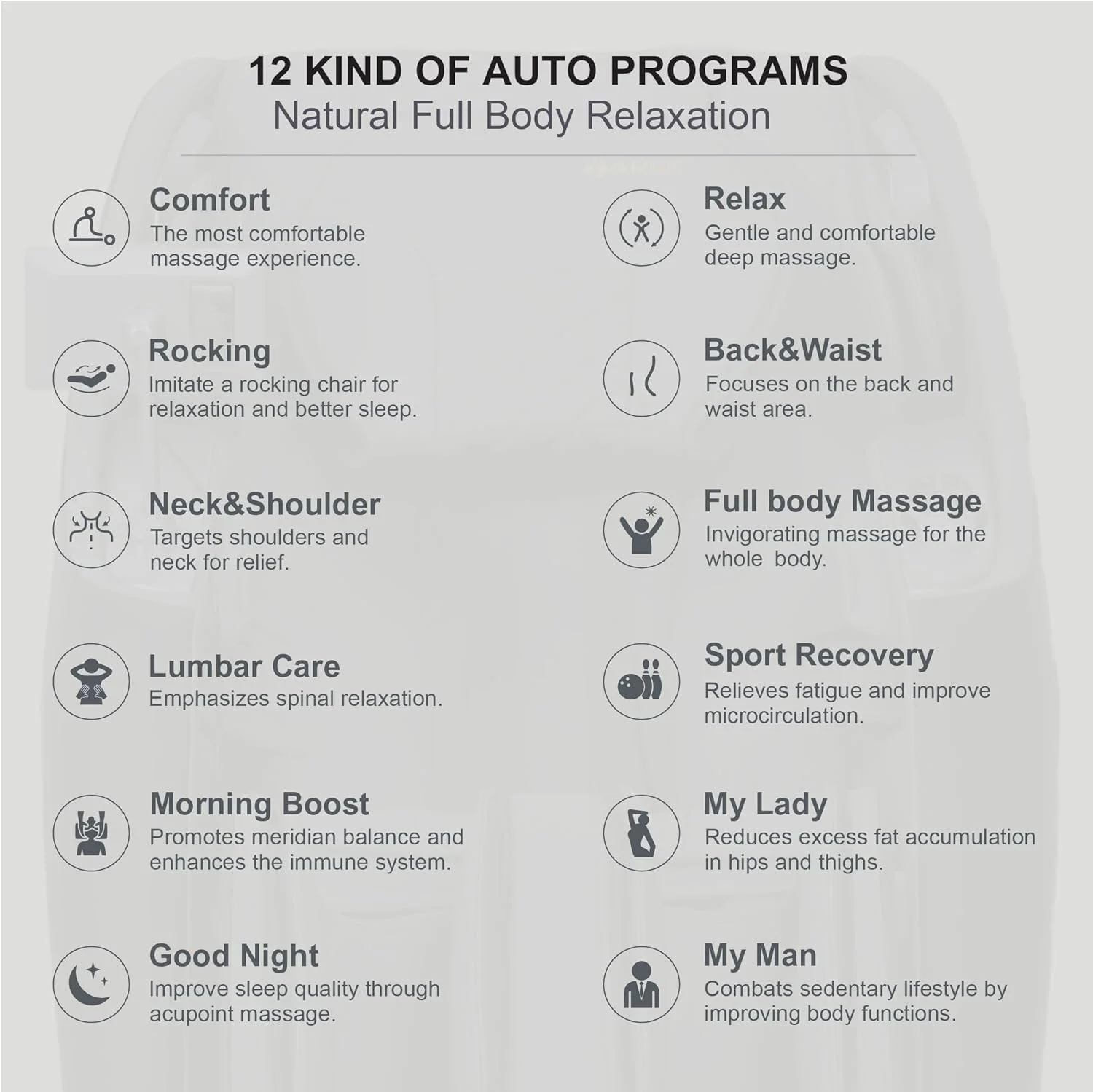 صندلی ماساژ ARES uRoyal (3 سال گارانتی) ماساژ سه بعدی فوق العاده طولانی SL-Track | 12 برنامه ماساژ خودکار | گرمایش | کنترل صوتی | 3 موقعیت بدون جاذبه | بلوتوث دیجیتال سه بعدی (خاکستری با مشکی)