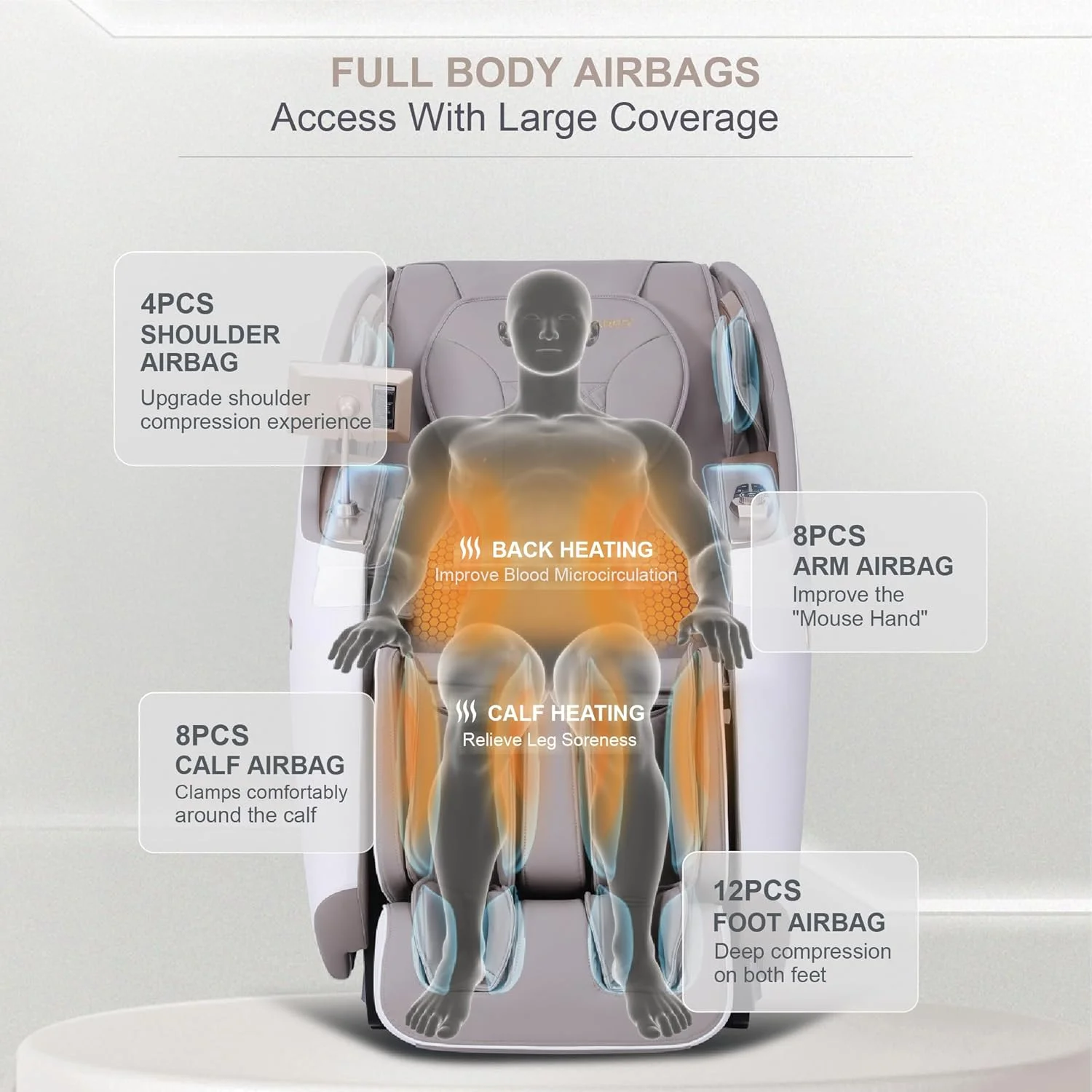 صندلی ماساژ ARES uRoyal با ماساژ سه بعدی و مسیر SL فوق العاده طولانی | 12 برنامه ماساژ اتوماتیک | گرمایش | کنترل صوتی | 3 حالت بی وزنی | بلوتوث دیجیتال سه بعدی (10 سال گارانتی) صندلی ماساژ ARES uRoyal با ماساژ سه بعدی و مسیر SL فوق العاده طولانی | 12 برنامه ماساژ اتوماتیک | گرمایش | کنترل صوتی | 3 حالت بی وزنی | بلوتوث دیجیتال سه بعدی (10 سال گارانتی)