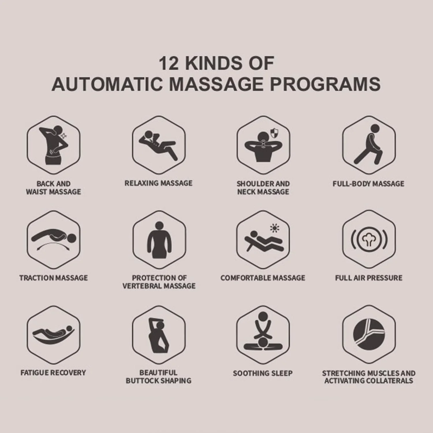 صندلی ماساژور تمام بدن ARES iSmart-2 با هوش مصنوعی (3 سال گارانتی) | فناوری ماساژ 4D SL-Track | 12 برنامه خودکار | کیسه های هوای تمام بدن | طراحی Zero Wall | دارای گرمایش داخلی (بژ/خاکستری)