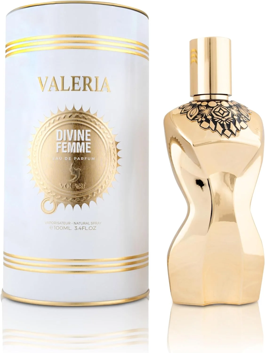 ادکلن زنانه ولار، والریا دیواین فم - گلی گورمند دریایی، 100 میلی لیتر | رایحه نمکی، گل زنبق و مرنگ