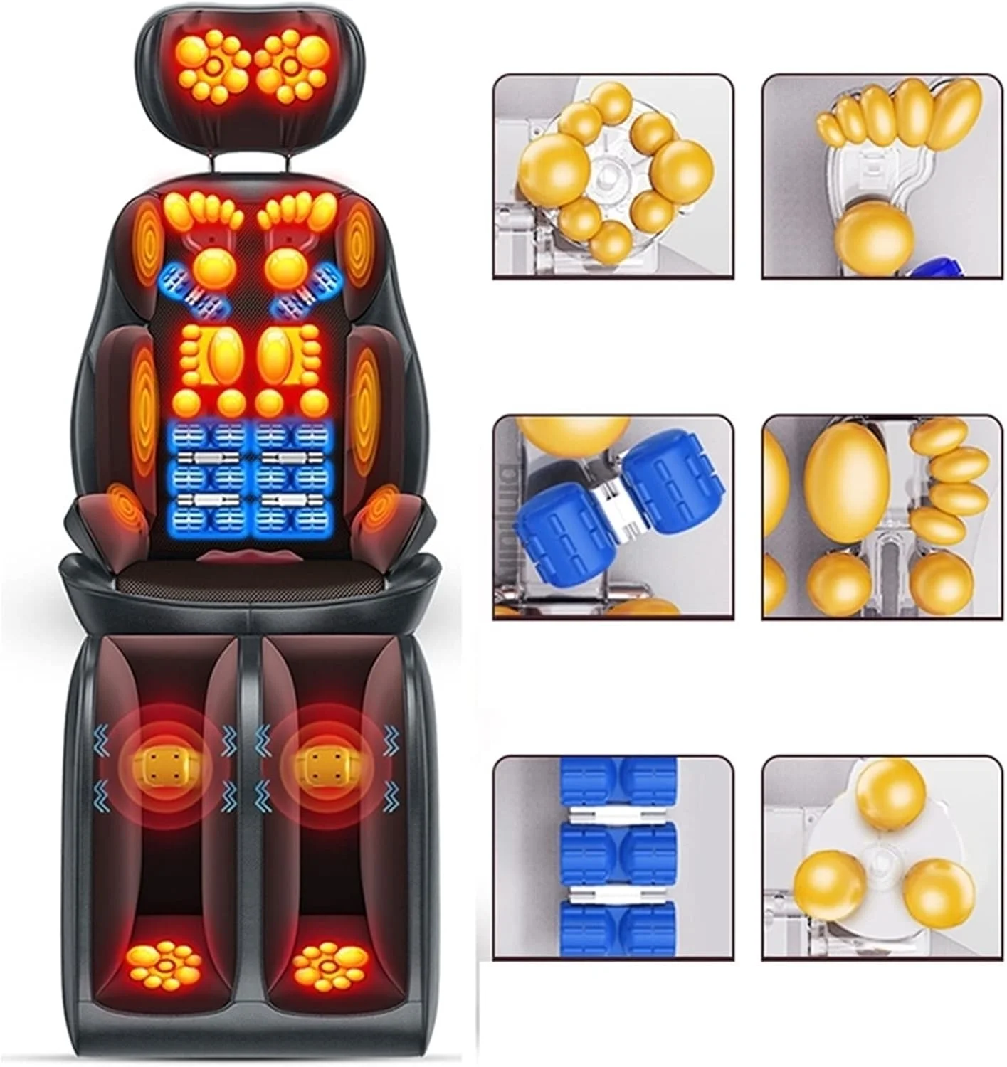 صندلی ماساژور وی تی سی اس برقی ویبره ماساژور پشت بدن شانه گرمایشی صندلی ماساژور مبل دستگاه ماساژ گردن کوسن بالش صندلی صندلی ماساژور وی تی سی اس برقی ویبره ماساژور پشت بدن شانه گرمایشی صندلی ماساژور مبل دستگاه ماساژ گردن کوسن بالش صندلی