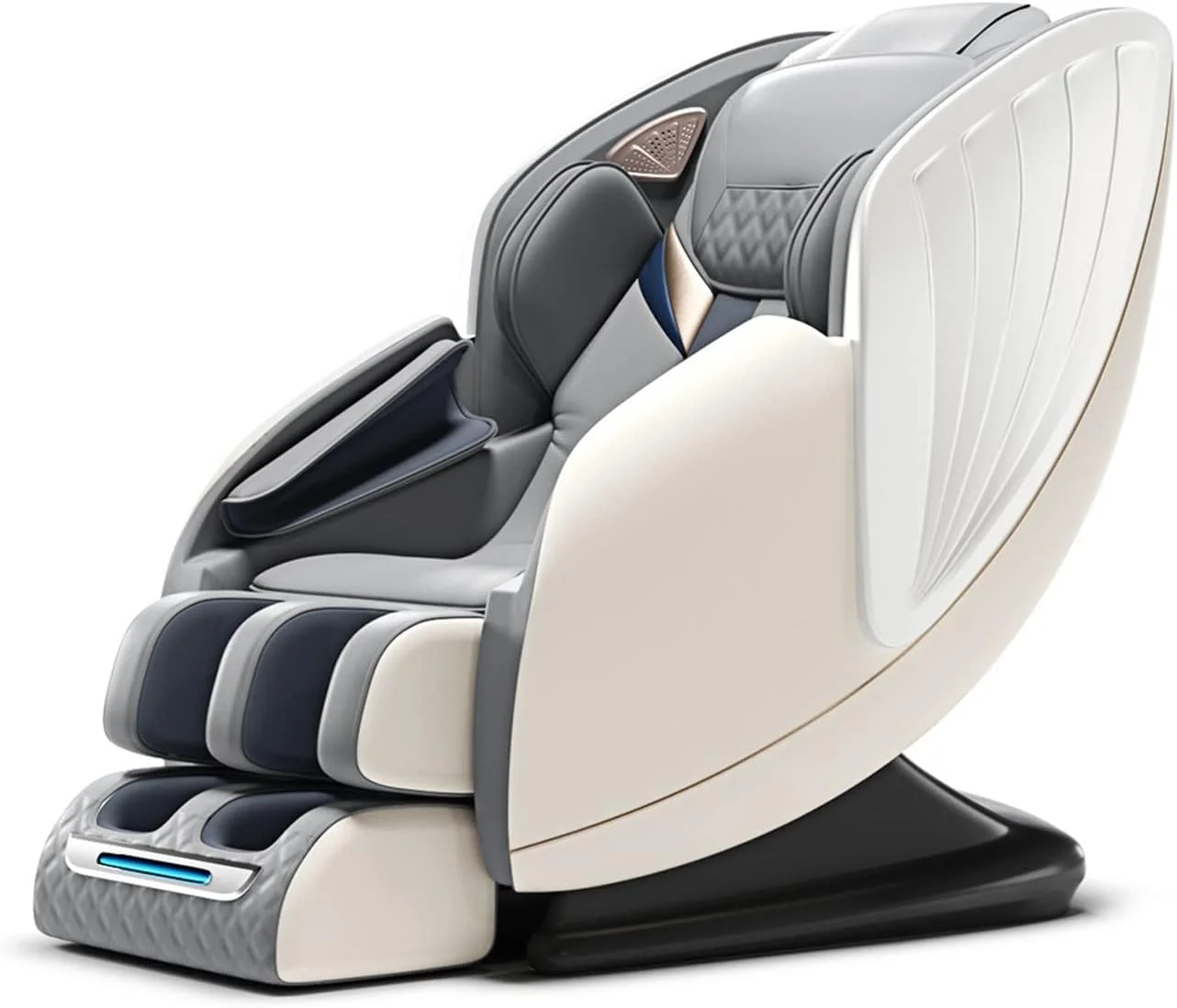 صندلی ماساژ VETCS، صندلی ماساژ برقی لوکس، ماساژور ریل، صندلی ماساژور جاذبه صفر، مبل (رنگ: سفید) صندلی ماساژ VETCS، صندلی ماساژ برقی لوکس، ماساژور ریل، صندلی ماساژور جاذبه صفر، مبل (رنگ: سفید)