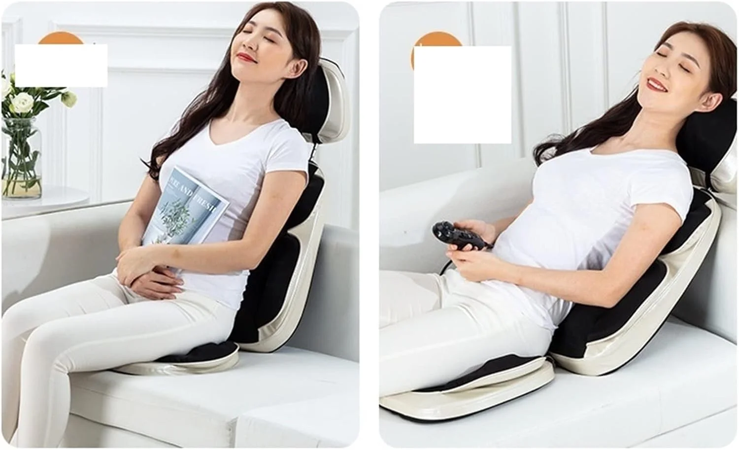 صندلی ماساژ برقی VETCS، صندلی ماساژ ویبره ای، کوسن ماساژ تمام بدن، ماساژ گردن، کمر، باسن، پا، گرم کننده، محرک عضلات صندلی ماساژ برقی VETCS، صندلی ماساژ ویبره ای، کوسن ماساژ تمام بدن، ماساژ گردن، کمر، باسن، پا، گرم کننده، محرک عضلات