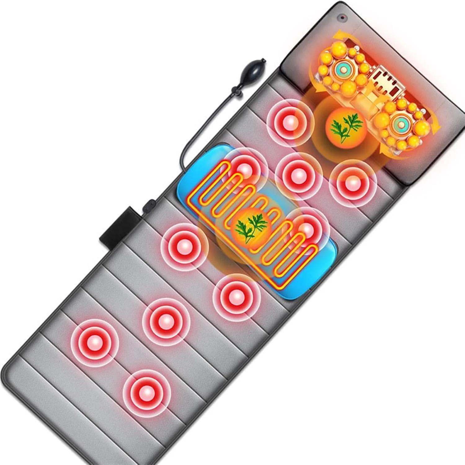 صندلی ماساژ VETCS ماساژور گردن ماساژور چند منظوره کمر و پشت کوسن ماساژ بدن پتو تشک پد گرم کننده صندلی ماساژ VETCS ماساژور گردن ماساژور چند منظوره کمر و پشت کوسن ماساژ بدن پتو تشک پد گرم کننده