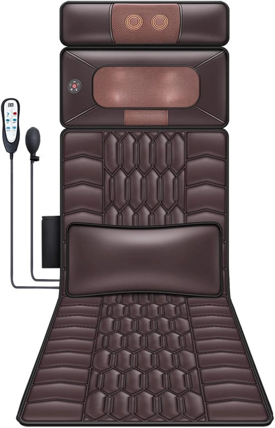 صندلی ماساژ VETCS برای ماساژ ستون فقرات گردنی، شانه، کمر، پشت و پا، مبل ماساژ خانگی برقی، تشک طب فشاری چند منظوره صندلی ماساژ VETCS برای ماساژ ستون فقرات گردنی، شانه، کمر، پشت و پا، مبل ماساژ خانگی برقی، تشک طب فشاری چند منظوره