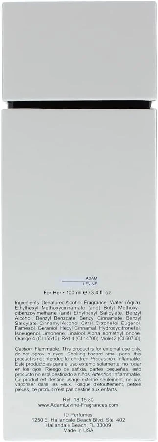 ادکلن زنانه آدام لوین 100 میلی لیتر - ادو پرفیوم اسپری