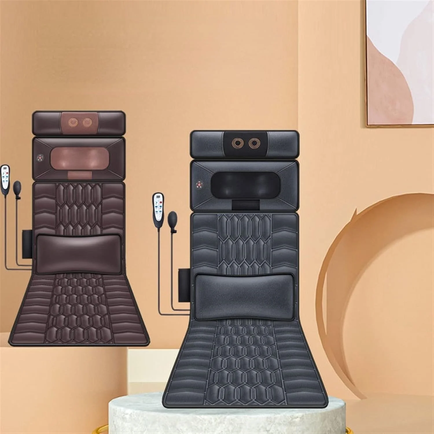 صندلی ماساژ VETCS برای ماساژ ستون فقرات گردنی، شانه، کمر، پشت و پا، مبل ماساژ خانگی برقی، تشک طب فشاری چند منظوره صندلی ماساژ VETCS برای ماساژ ستون فقرات گردنی، شانه، کمر، پشت و پا، مبل ماساژ خانگی برقی، تشک طب فشاری چند منظوره