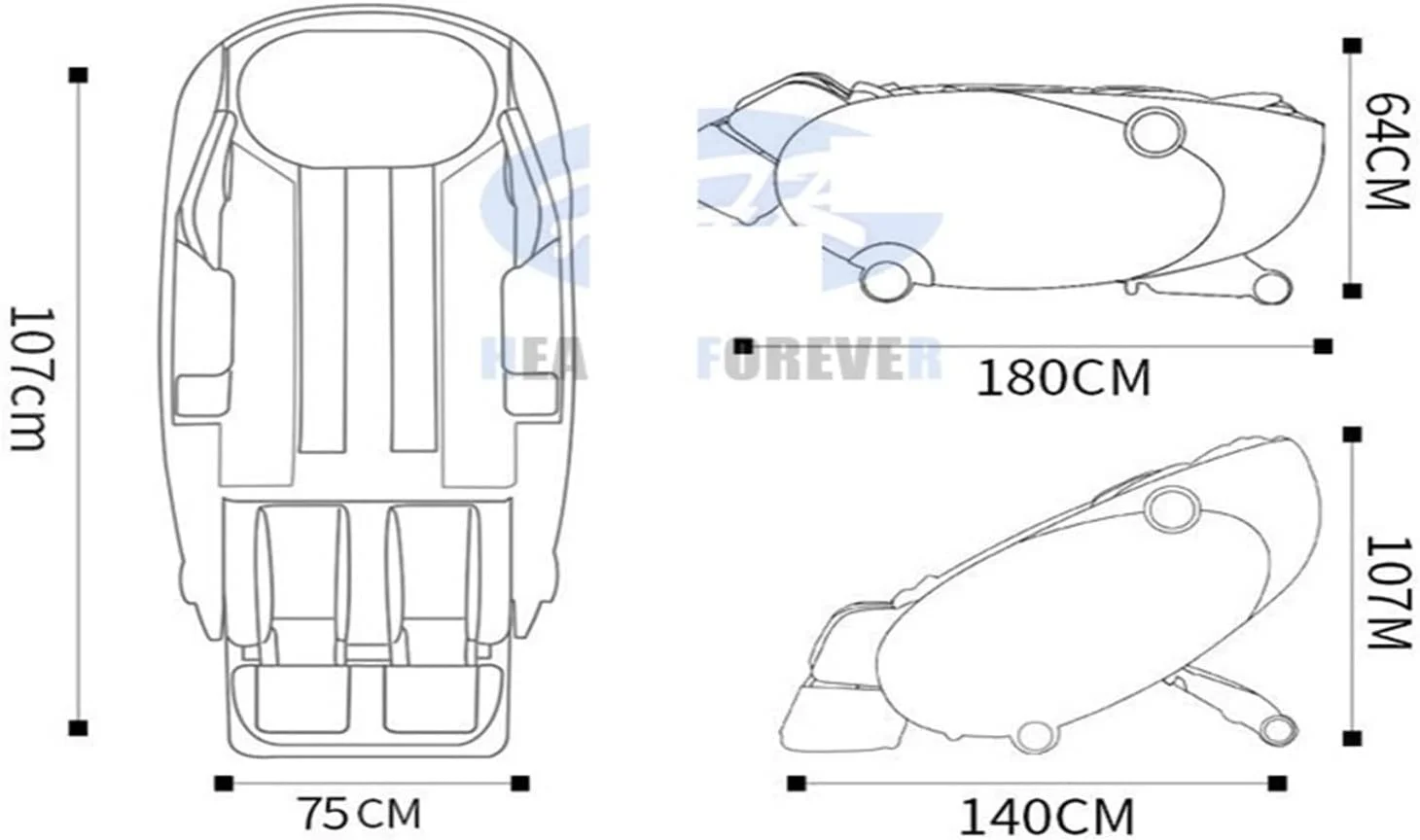 صندلی ماساژ VETCS صندلی ماساژور برقی با قابلیت بی وزنی، گرمایش، حالت خوابیده و ماساژ کامل بدن، مناسب منزل، دارای حالت اتوماتیک و برقی صندلی ماساژ VETCS صندلی ماساژور برقی با قابلیت بی وزنی، گرمایش، حالت خوابیده و ماساژ کامل بدن، مناسب منزل، دارای حالت اتوماتیک و برقی