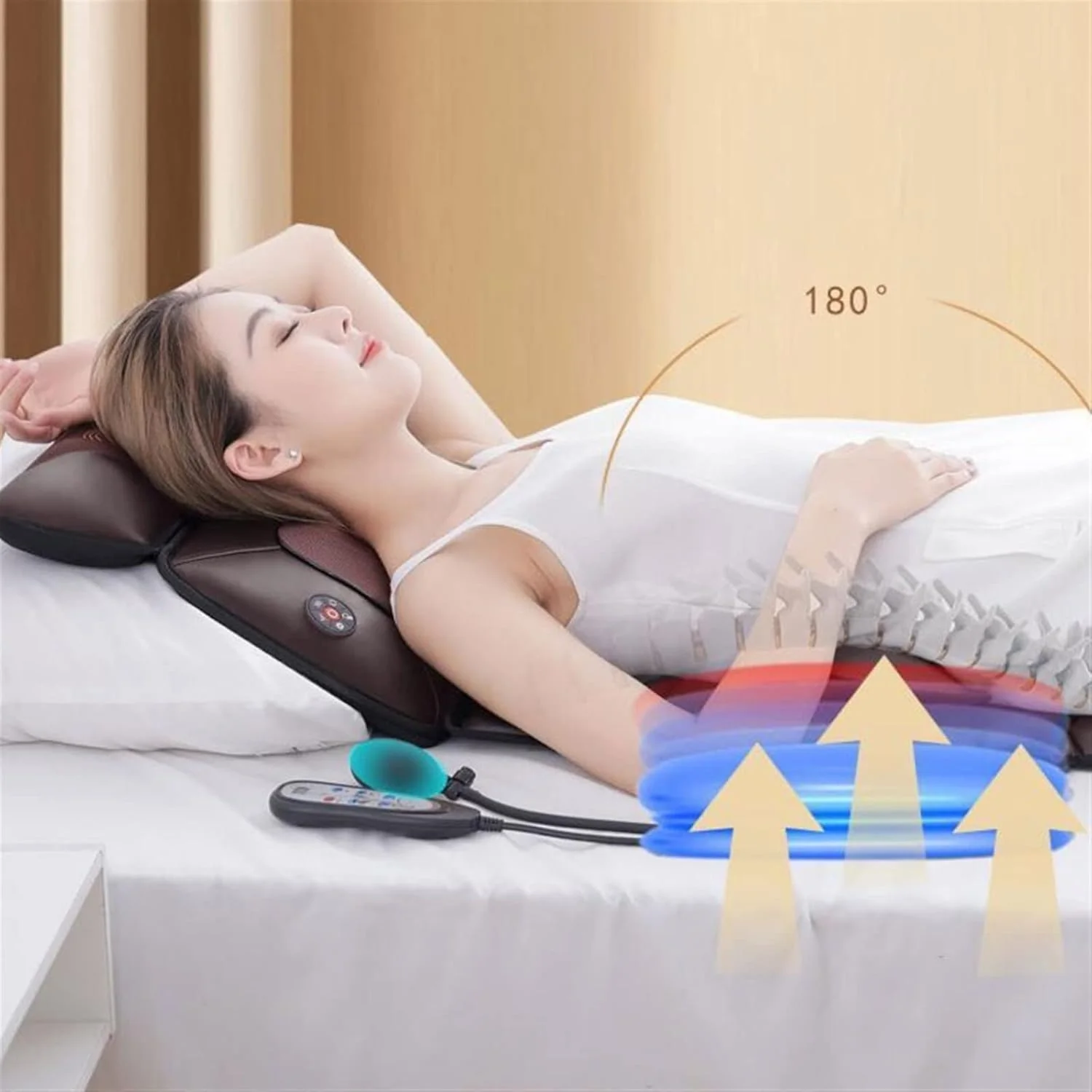 صندلی ماساژ VETCS برای ماساژ ستون فقرات گردنی، شانه، کمر، پشت و پا، مبل ماساژ خانگی برقی، تشک طب فشاری چند منظوره صندلی ماساژ VETCS برای ماساژ ستون فقرات گردنی، شانه، کمر، پشت و پا، مبل ماساژ خانگی برقی، تشک طب فشاری چند منظوره