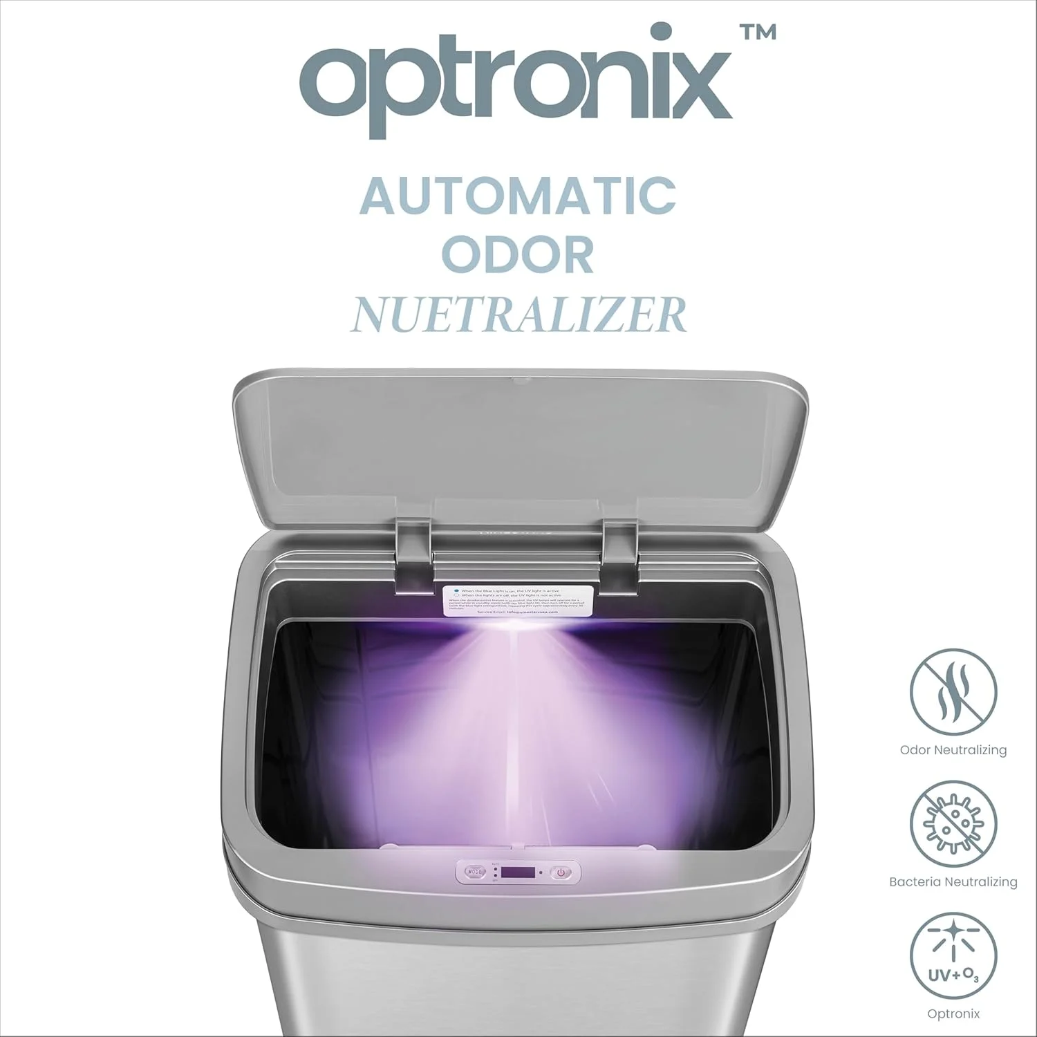 سطل زباله آشپزخانه اتوماتیک 50 لیتری نایین استارز سری نوا با قابلیت حذف بو، کنترل بوی اتوماتیک، سنسور حرکتی، استیل ضد زنگ هوشمند، نقره ای سطل زباله آشپزخانه اتوماتیک 50 لیتری نایین استارز سری نوا با قابلیت حذف بو، کنترل بوی اتوماتیک، سنسور حرکتی، استیل ضد زنگ هوشمند، نقره ای