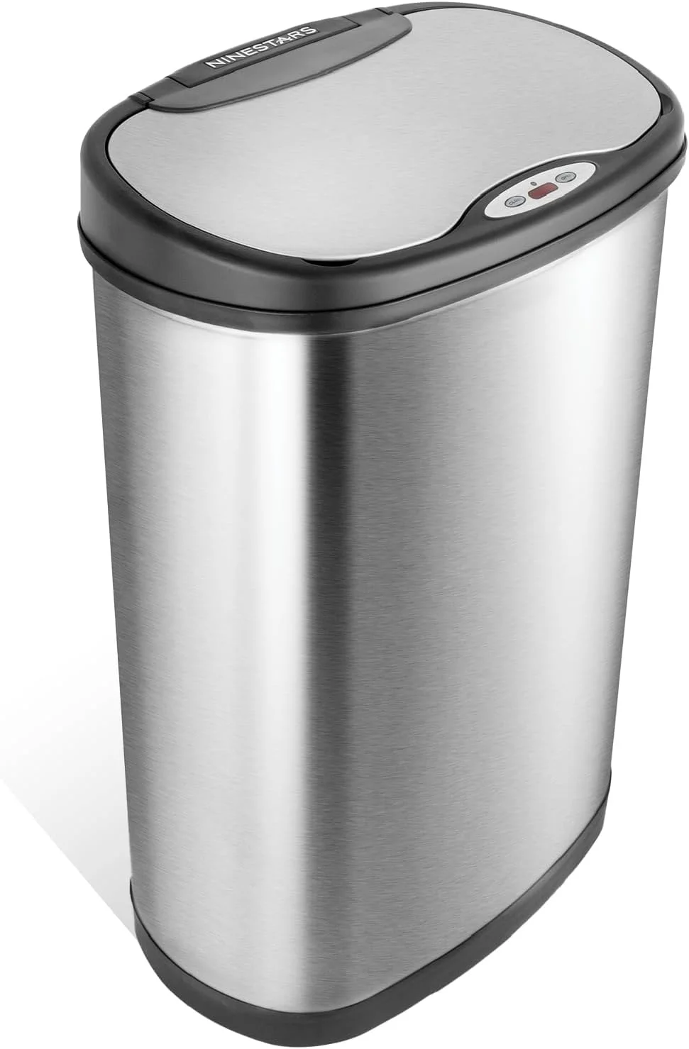 سطل زباله استیل 50 لیتری اتوماتیک بدون لمس Ninestars مدل DZT-50-13 با سنسور حرکتی و مکانیزم درب بسیار بادوام برای خانه، آشپزخانه و دفتر