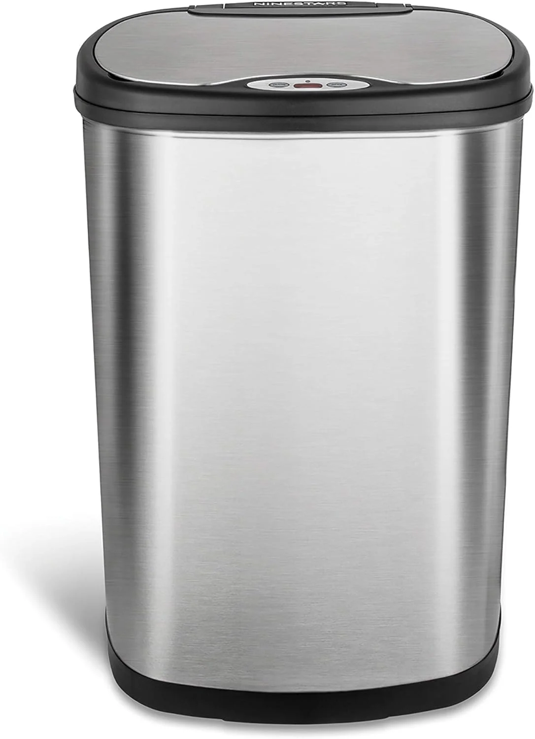 سطل زباله استیل 50 لیتری اتوماتیک بدون لمس Ninestars مدل DZT-50-13 با سنسور حرکتی و مکانیزم درب بسیار بادوام برای خانه، آشپزخانه و دفتر سطل زباله استیل 50 لیتری اتوماتیک بدون لمس Ninestars مدل DZT-50-13 با سنسور حرکتی و مکانیزم درب بسیار بادوام برای خانه، آشپزخانه و دفتر