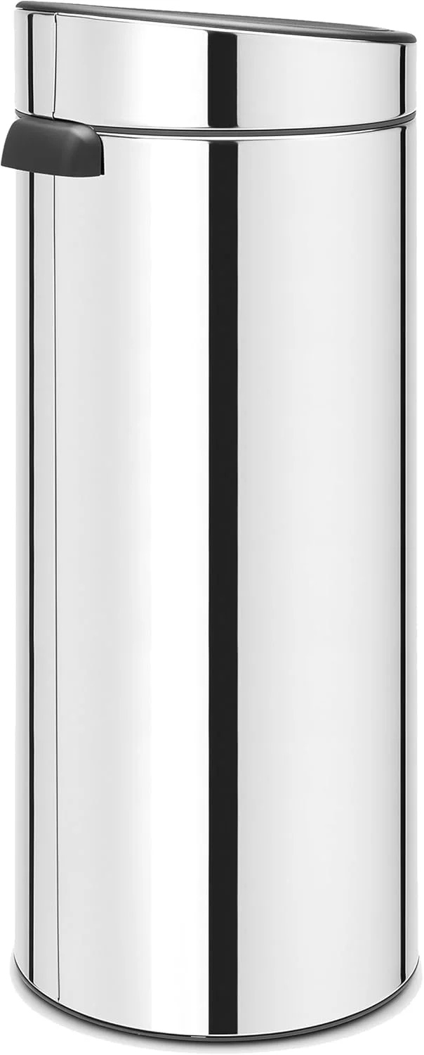 سطل زباله لمسی جدید برابانتیا، 8 گالن، استیل براق