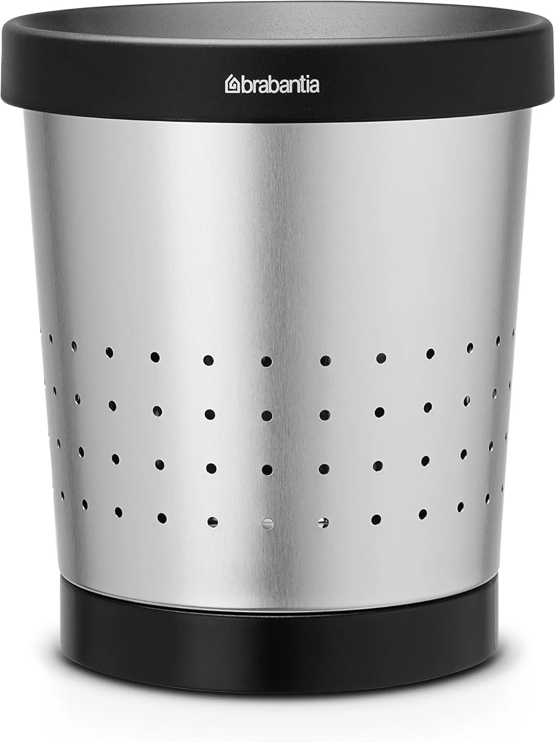 سطل زباله مخروطی سوراخ دار Brabantia 364303، 5 لیتری - استیل مات