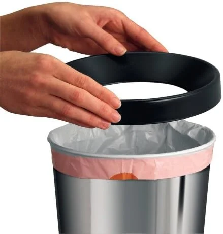 سطل زباله مخروطی سوراخ دار Brabantia 364303، 5 لیتری - استیل مات