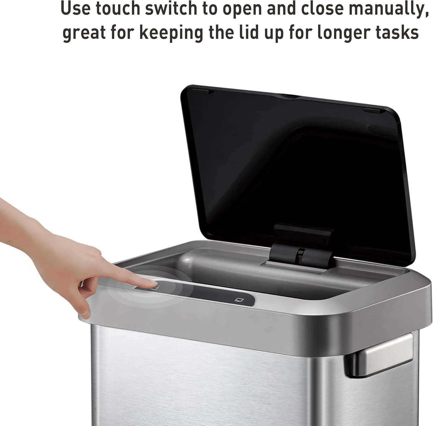 سطل زباله سنسوردار EKO Horizon با ظرفیت 45 لیتر سطل زباله سنسوردار EKO Horizon با ظرفیت 45 لیتر