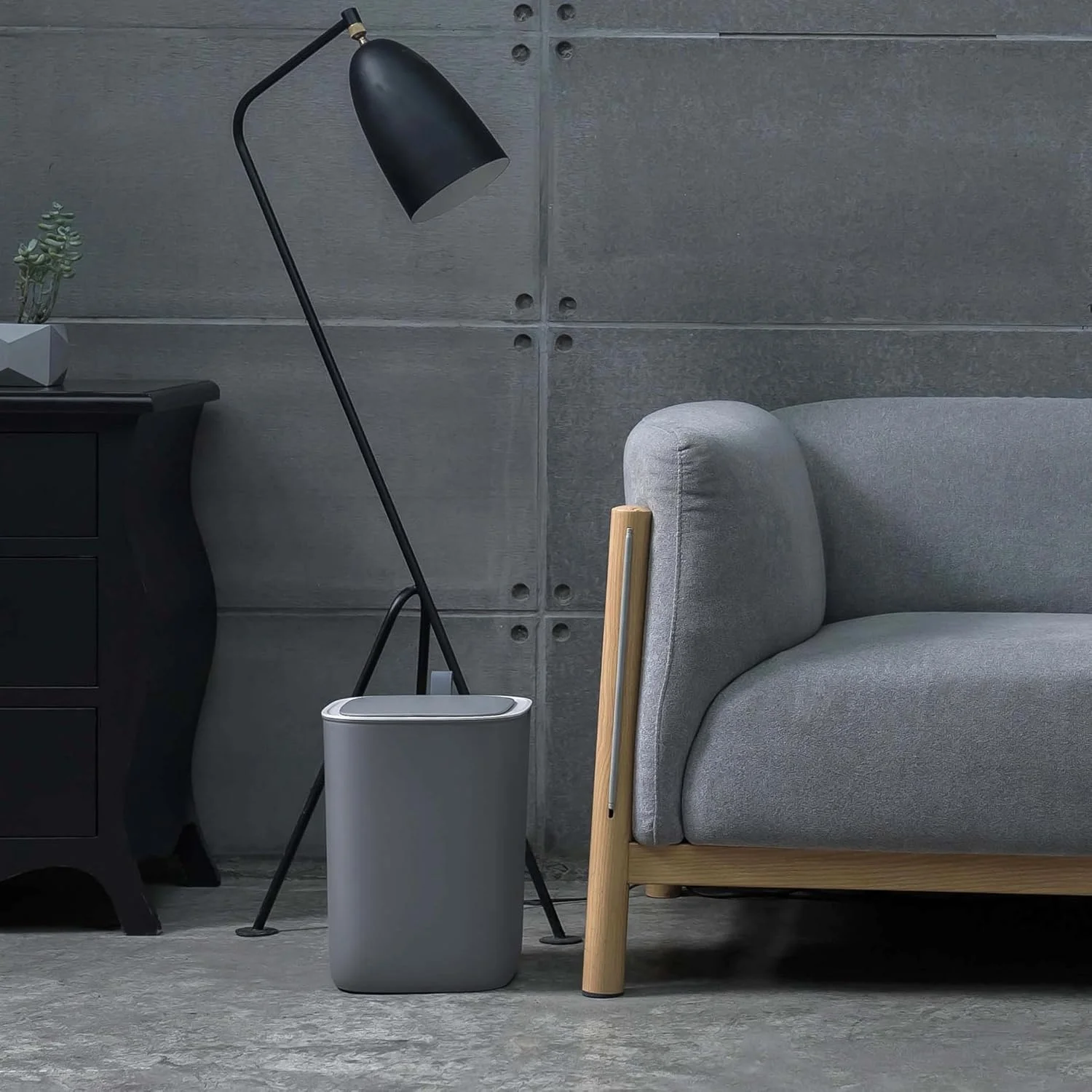 سطل زباله هوشمند سنسوردار چند منظوره EKO Morandi با ظرفیت 12 لیتر، برای استفاده بهداشتی - خاکستری سطل زباله هوشمند سنسوردار چند منظوره EKO Morandi با ظرفیت 12 لیتر، برای استفاده بهداشتی - خاکستری