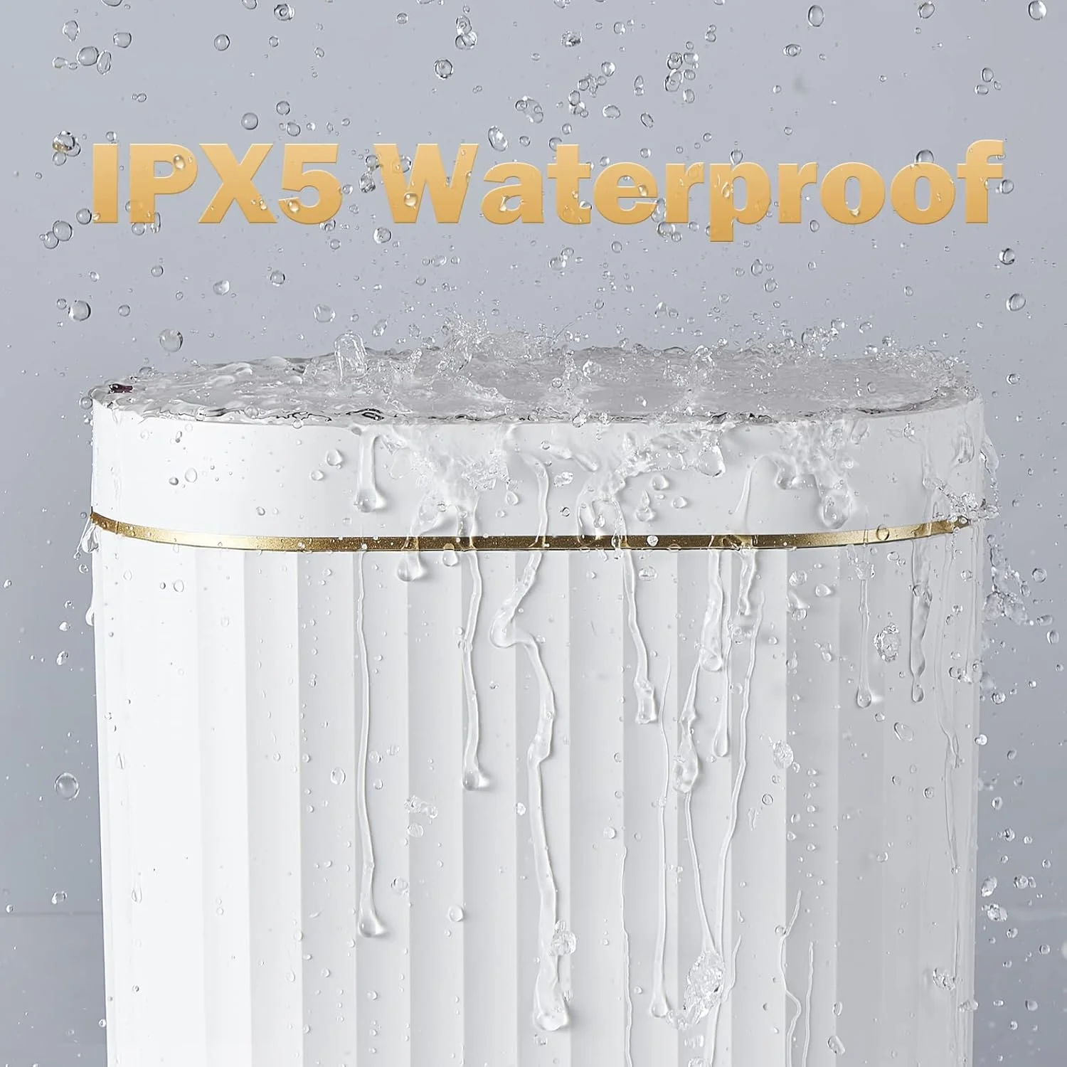 سطل زباله درب دار ELPHECO، سطل زباله اتوماتیک، 2 گالن باریک کوچک پلاستیکی هوشمند، 8 لیتر سنسور حرکتی باریک برای اتاق خواب، حمام، دفتر سطل زباله درب دار ELPHECO، سطل زباله اتوماتیک، 2 گالن باریک کوچک پلاستیکی هوشمند، 8 لیتر سنسور حرکتی باریک برای اتاق خواب، حمام، دفتر