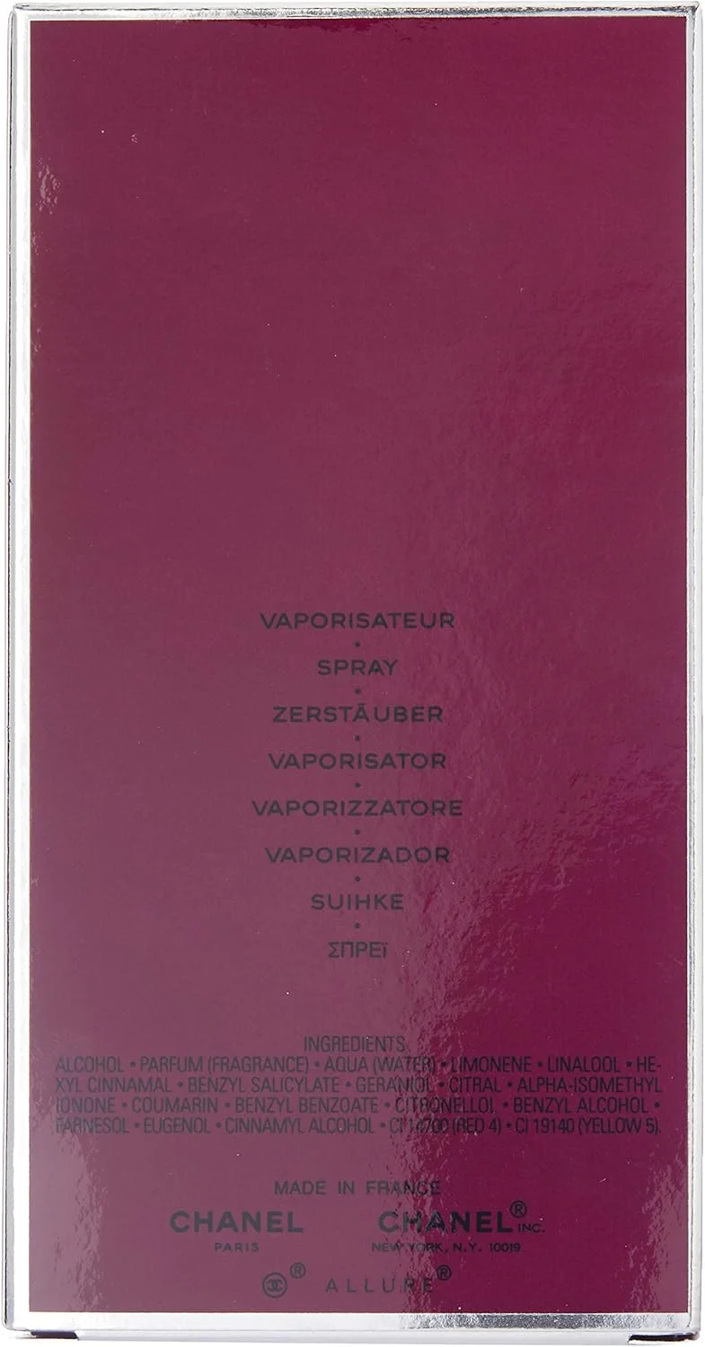 ادکلن شنل - Allure Sensuelle از شنل - عطر زنانه - ادو تویلت، 100 میلی لیتر