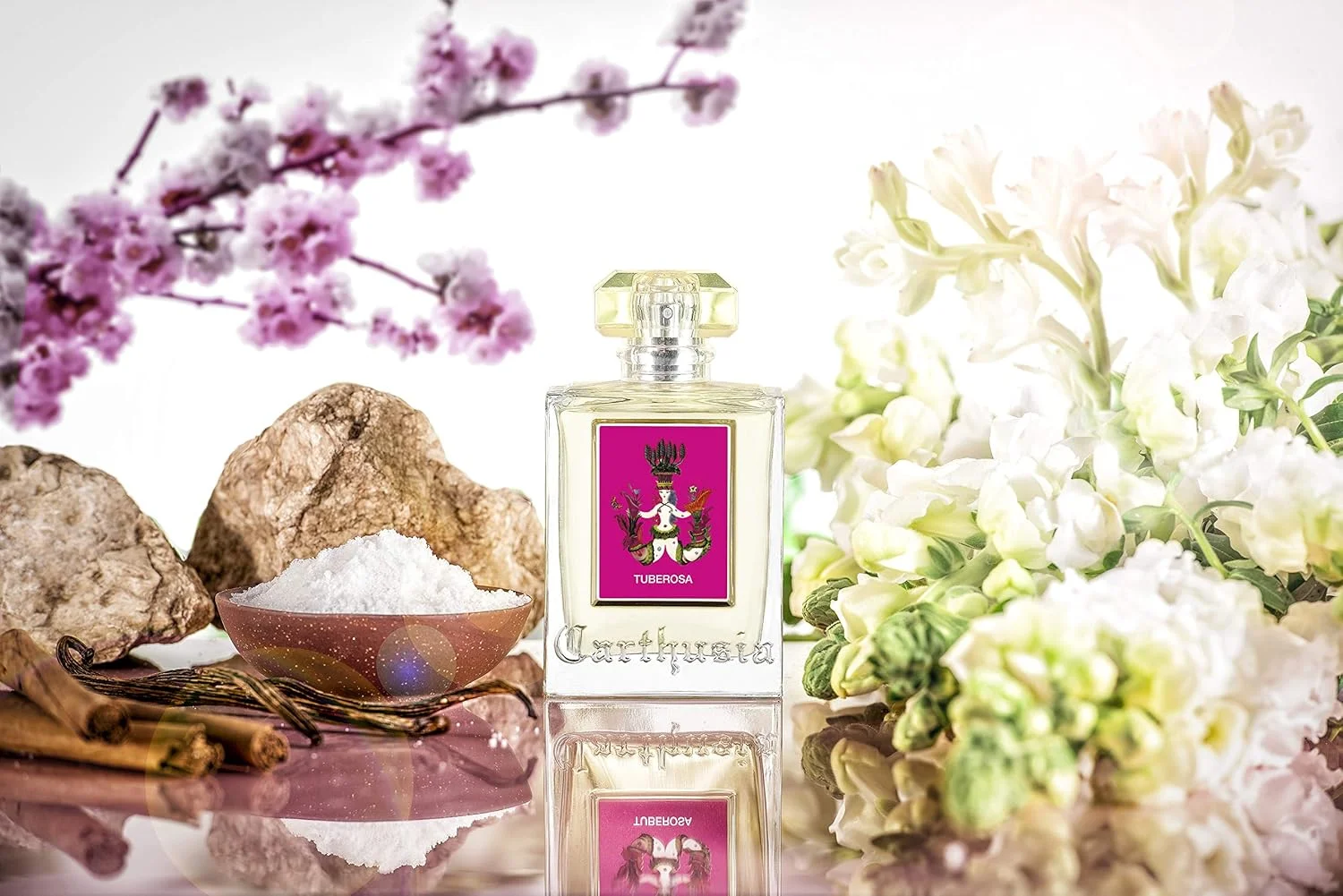 عطر ادو پرفیوم کارتوسیا مدل Tuberosa حجم 100 میلی لیتر