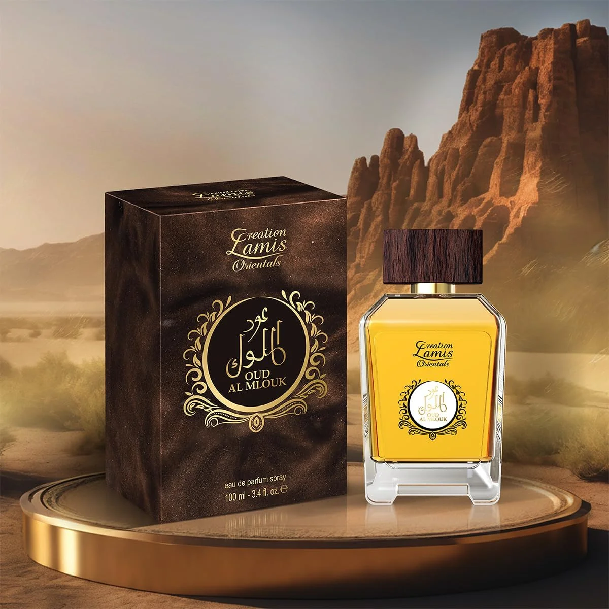 کریشن لامیس - Orientals Oud Al Mlouk | رایحه تند و سبز ماندگار | عطر یونیسکس | ادو پرفیوم (EDP) - 100 میلی لیتر / 3.4 fl.oz کریشن لامیس - Orientals Oud Al Mlouk | رایحه تند و سبز ماندگار | عطر یونیسکس | ادو پرفیوم (EDP) - 100 میلی لیتر / 3.4 fl.oz