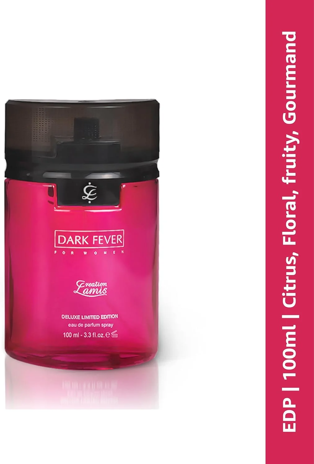 ادکلن زنانه Creation Lamis Dark Fever، رایحه مرکبات، گل، میوه ای و گورمند، ماندگاری طولانی، عطر بدن زنانه - 100 میلی لیتر ادکلن زنانه Creation Lamis Dark Fever، رایحه مرکبات، گل، میوه ای و گورمند، ماندگاری طولانی، عطر بدن زنانه - 100 میلی لیتر