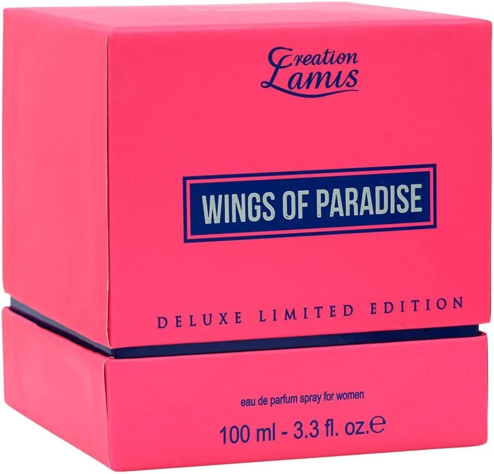ادو پرفیوم زنانه Creation Lamis Deluxe Wings Of Paradise، رایحه گلی ماندگار زنانه، عطر بدن زنانه (100 میلی لیتر) ادو پرفیوم زنانه Creation Lamis Deluxe Wings Of Paradise، رایحه گلی ماندگار زنانه، عطر بدن زنانه (100 میلی لیتر)