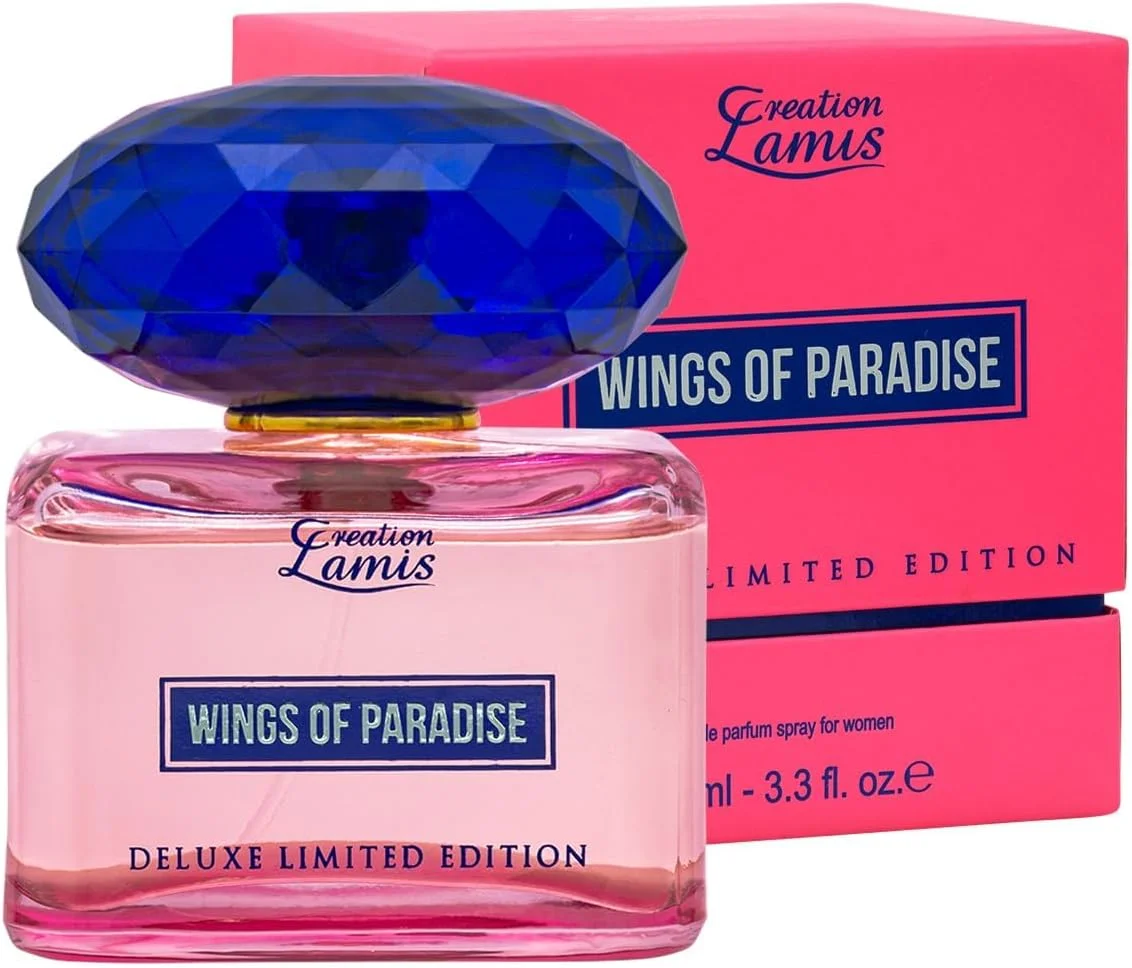 ادو پرفیوم زنانه Creation Lamis Deluxe Wings Of Paradise، رایحه گلی ماندگار زنانه، عطر بدن زنانه (100 میلی لیتر) ادو پرفیوم زنانه Creation Lamis Deluxe Wings Of Paradise، رایحه گلی ماندگار زنانه، عطر بدن زنانه (100 میلی لیتر)