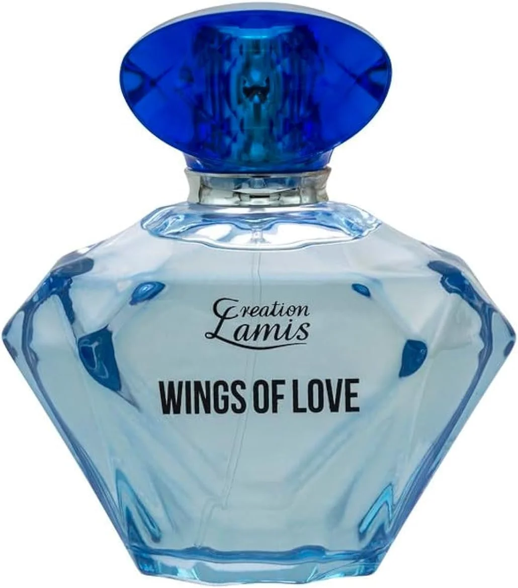 ادو پرفیوم زنانه کریشن لامیس مدل دلوکس وینگ آف لاو، گورمند، نعناع هندی، ماندگاری طولانی، عطر بدن زنانه (100 میلی لیتر)
