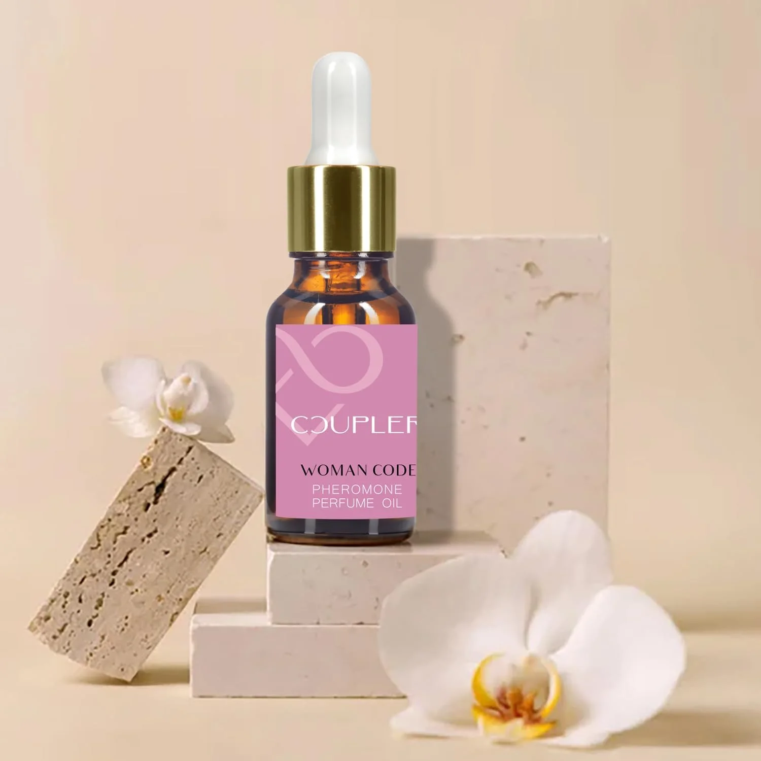 روغن عطر فرمونی زنانه COUPLER WOMAN CODE - روغن عطر فرمونی اصلی برای زنان - ایده آل برای هدیه، 10 میلی لیتر