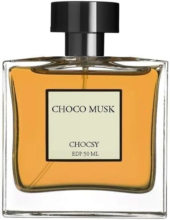 ادکلن مردانه CHOCSY Luxury Choco Musk Eau De Parfum با رایحه های تند، کهربا، وانیل، نارگیل و شکلات | ممتاز، ماندگاری طولانی، رایحه تازه و میوه ای برای مردان، 50 میلی لیتر