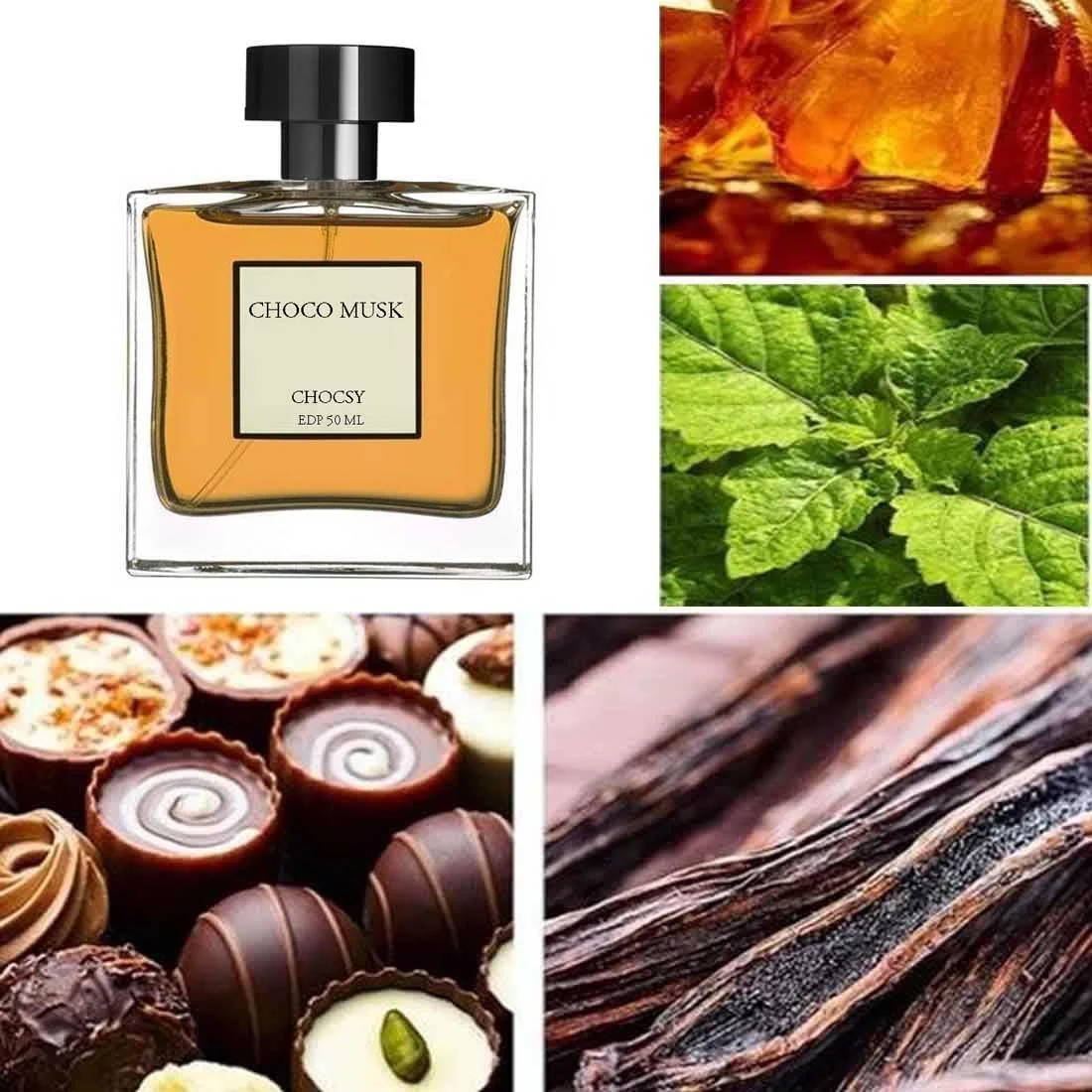 ادکلن مردانه CHOCSY Luxury Choco Musk Eau De Parfum با رایحه های تند، کهربا، وانیل، نارگیل و شکلات | ممتاز، ماندگاری طولانی، رایحه تازه و میوه ای برای مردان، 50 میلی لیتر ادکلن مردانه CHOCSY Luxury Choco Musk Eau De Parfum با رایحه های تند، کهربا، وانیل، نارگیل و شکلات | ممتاز، ماندگاری طولانی، رایحه تازه و میوه ای برای مردان، 50 میلی لیتر