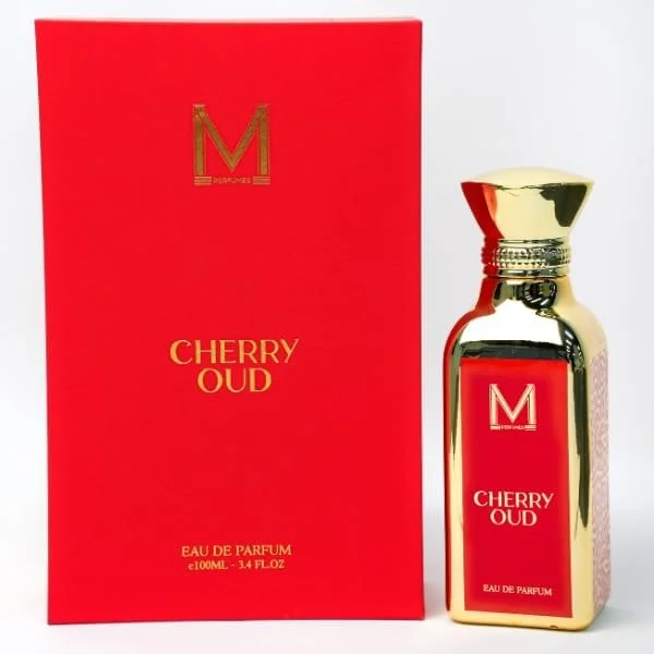 ادکلن زنانه Cherry Oud با رایحه گیلاس، رز ترکی، چرم و عود - 100 میلی لیتر
