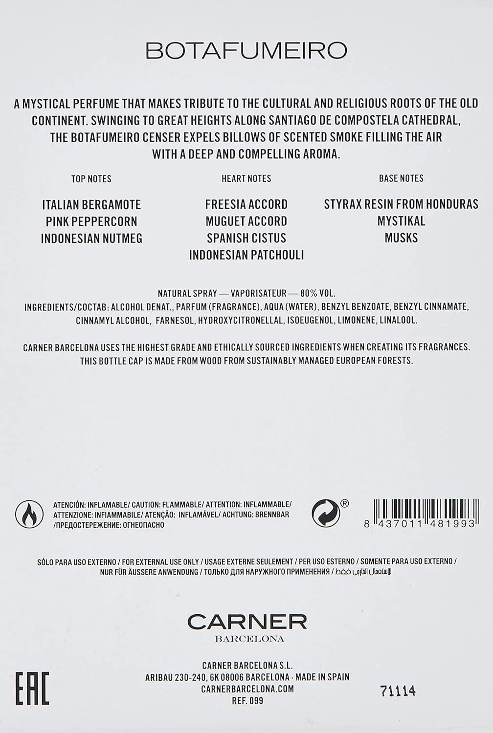 عطر ادکلن زنانه کارنر بارسلونا بوتافومیرو 100 میلی لیتر