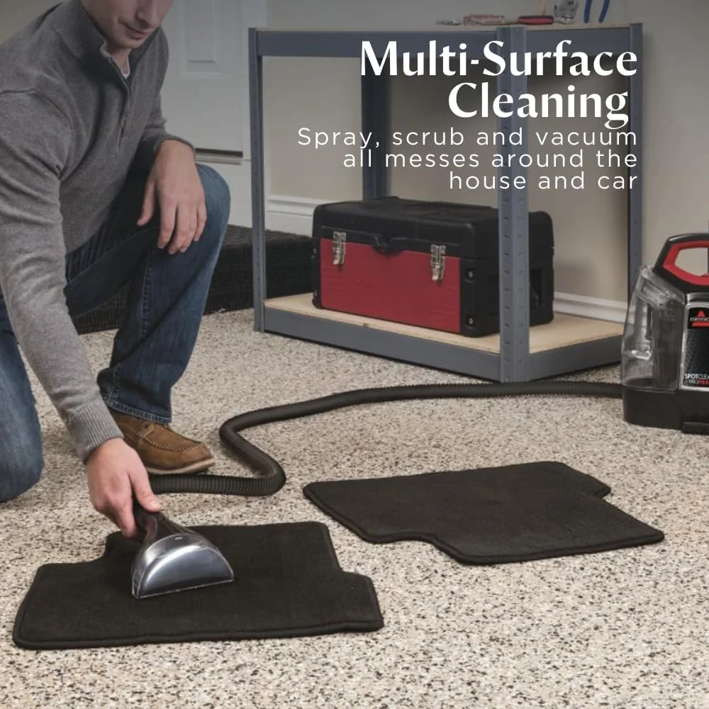 جاروبرقی لکه بر بیسل اسپات کلین پروهیت 4720E - شوینده قابل حمل با مکش قدرتمند و فناوری HeatWave | از بین برنده لکه های سخت از فرش، مبلمان، پرده و داخل خودرو | 2 سال گارانتی بیسل جاروبرقی لکه بر بیسل اسپات کلین پروهیت 4720E - شوینده قابل حمل با مکش قدرتمند و فناوری HeatWave | از بین برنده لکه های سخت از فرش، مبلمان، پرده و داخل خودرو | 2 سال گارانتی بیسل