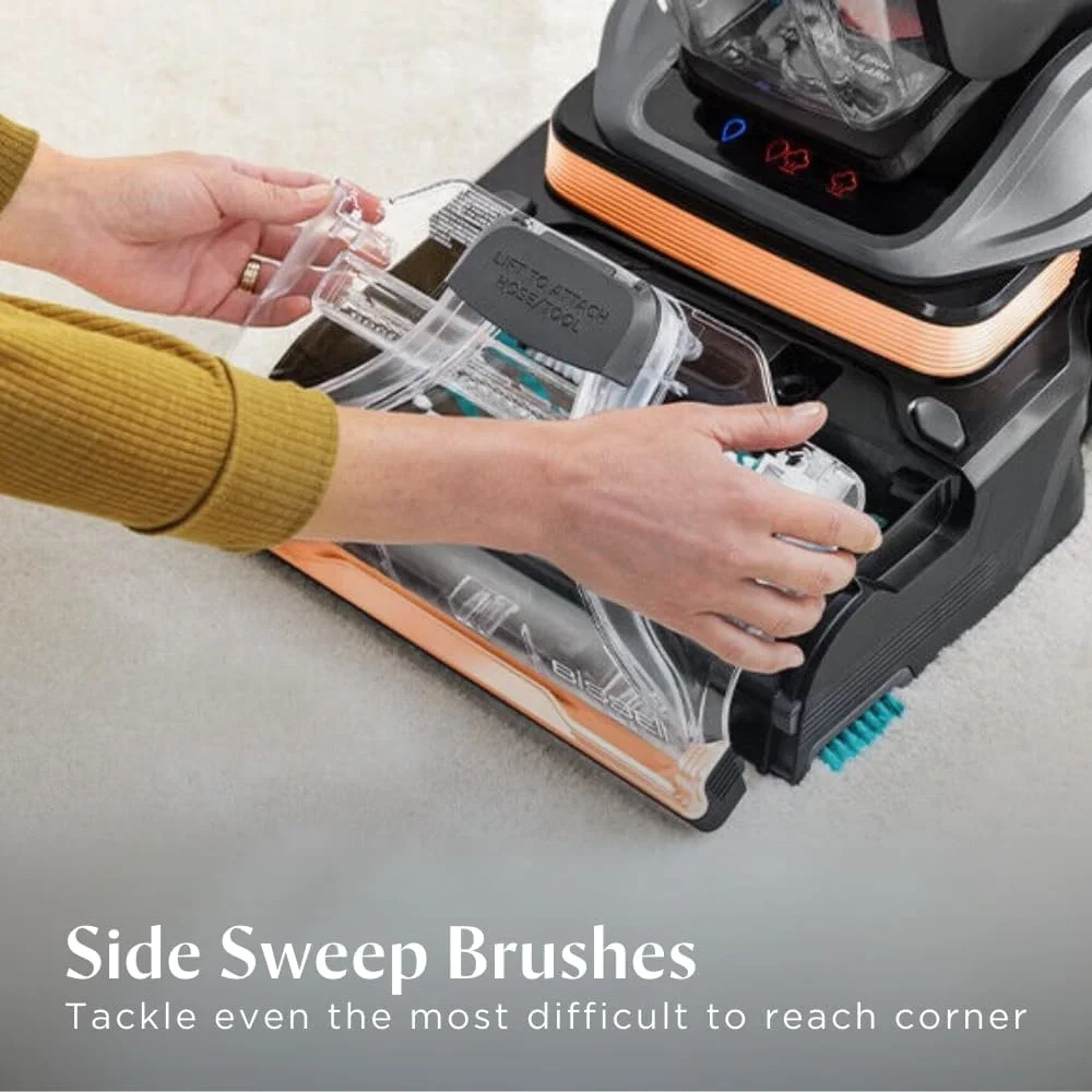 دستگاه تمیز کننده عمیق فرش BISSELL Revolution HydroSteam 3672E – تنها تمیز کننده فرش با فناوری قدرتمند تمیز کردن بخار برای فرش و اثاثه یا لوازم داخلی، مخزن بزرگ | 2 سال گارانتی BISSELL دستگاه تمیز کننده عمیق فرش BISSELL Revolution HydroSteam 3672E – تنها تمیز کننده فرش با فناوری قدرتمند تمیز کردن بخار برای فرش و اثاثه یا لوازم داخلی، مخزن بزرگ | 2 سال گارانتی BISSELL