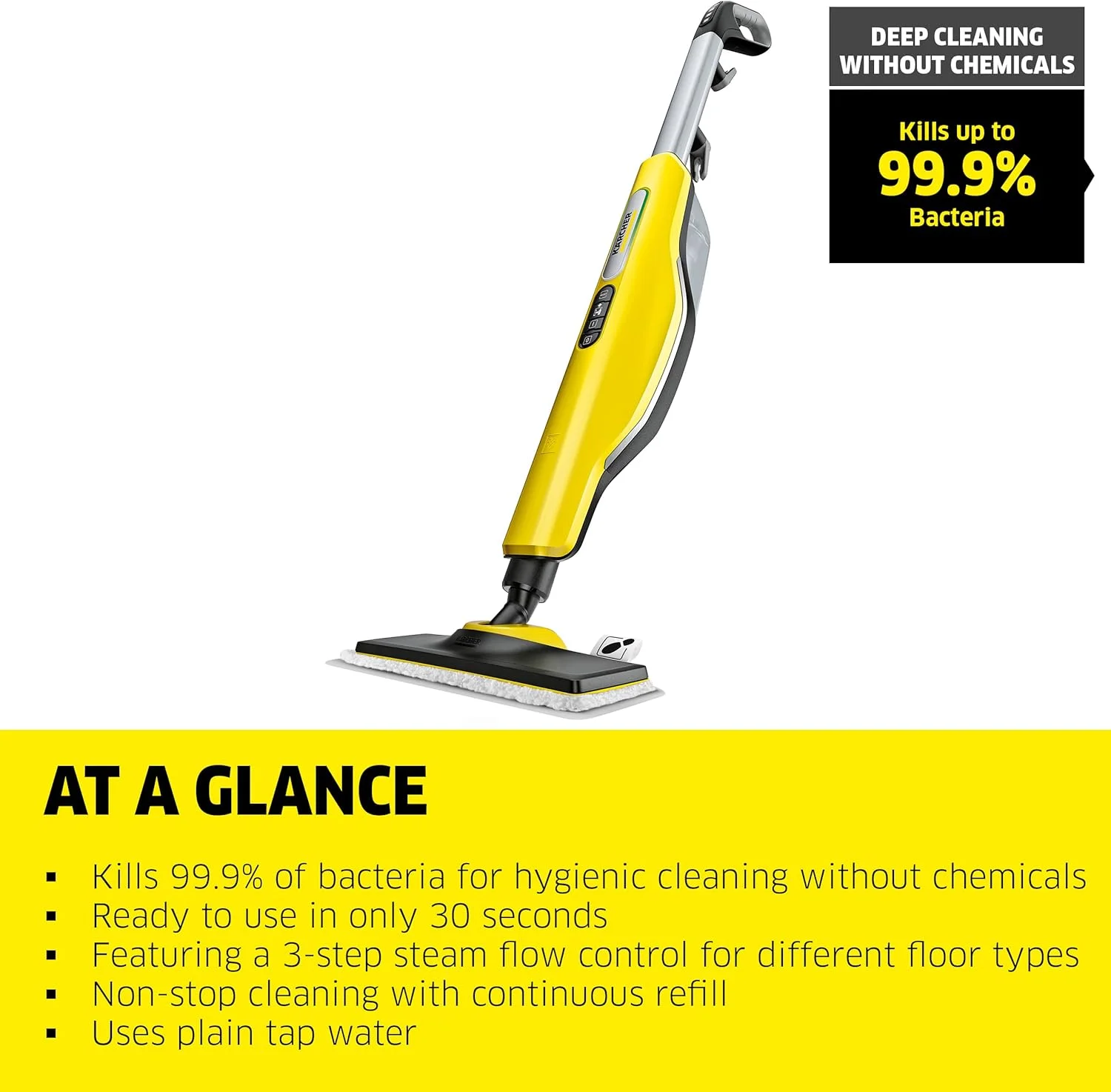 بخارشوی کارچر SC 3 EasyFix - تی بخار - ایستاده - برای کف های سخت و فرش - گرم شدن سریع 30 ثانیه ای بخارشوی کارچر SC 3 EasyFix - تی بخار - ایستاده - برای کف های سخت و فرش - گرم شدن سریع 30 ثانیه ای