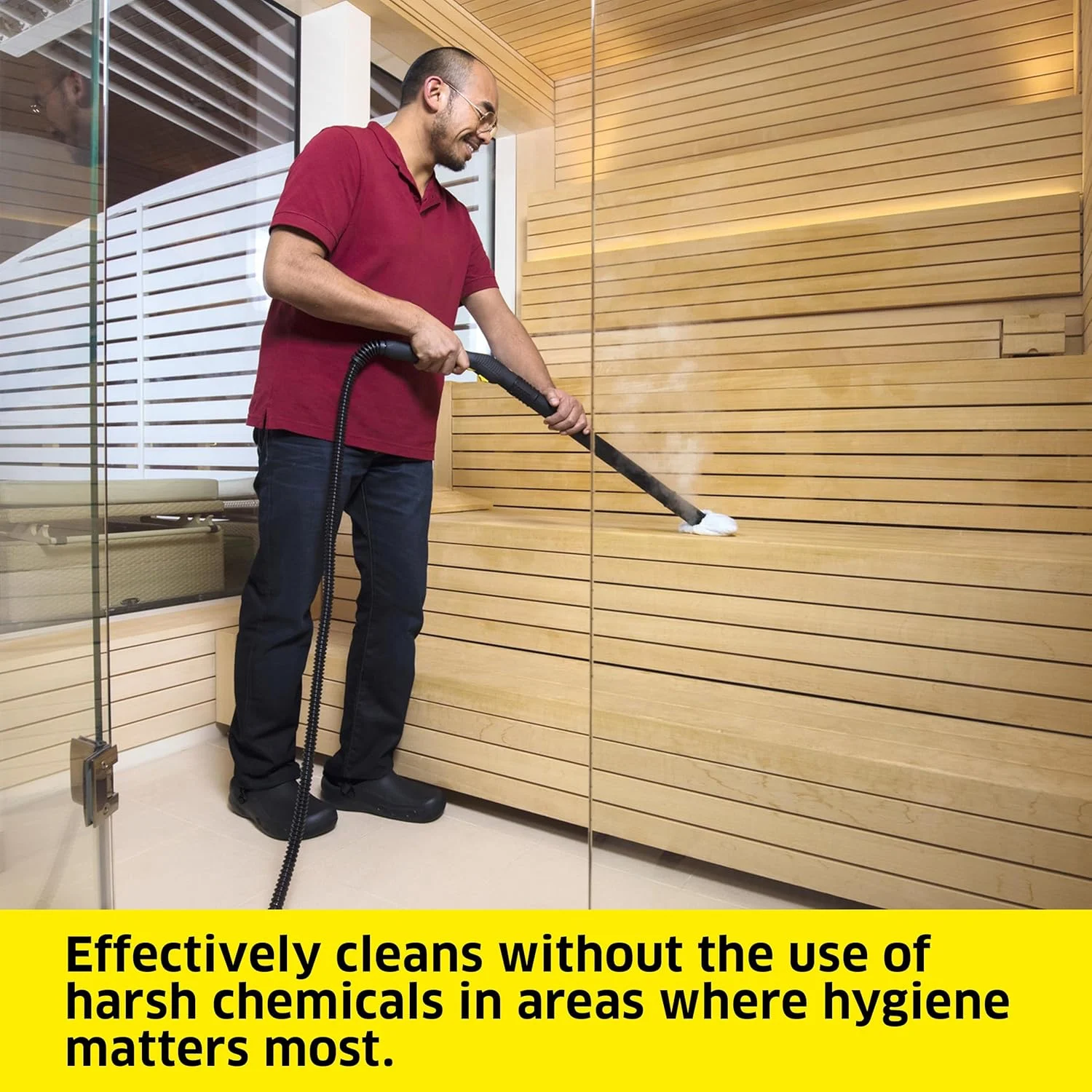 بخارشوی تجاری کارچر - SG 4/4 - بخارشوی چند منظوره با کنترل بخار متغیر، عملکرد VapoHydro - نازل های کف، نازل پنجره، نازل اثاثه یا لوازم داخلی و موارد دیگر بخارشوی تجاری کارچر - SG 4/4 - بخارشوی چند منظوره با کنترل بخار متغیر، عملکرد VapoHydro - نازل های کف، نازل پنجره، نازل اثاثه یا لوازم داخلی و موارد دیگر