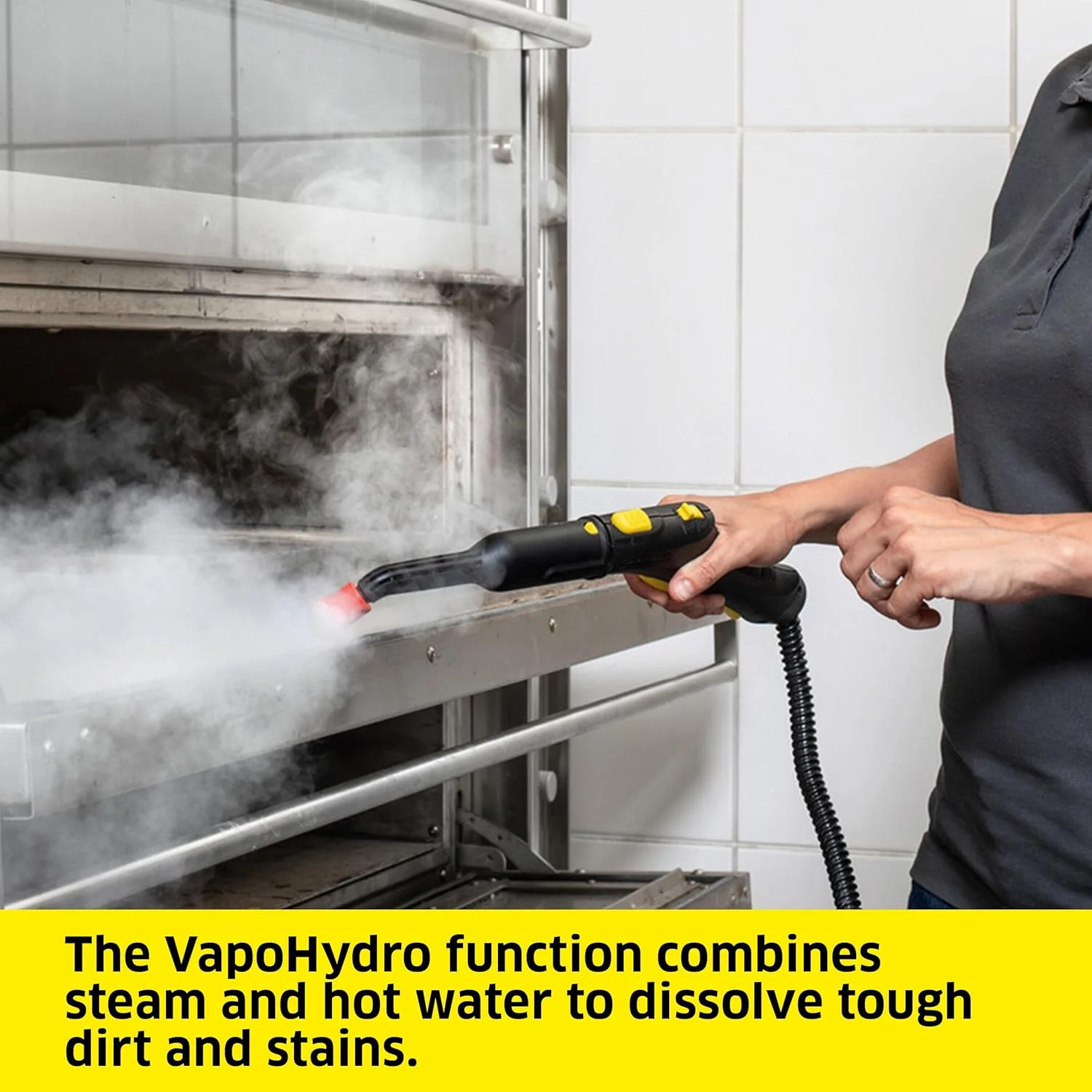 بخارشوی تجاری کارچر - SG 4/4 - بخارشوی چند منظوره با کنترل بخار متغیر، عملکرد VapoHydro - نازل های کف، نازل پنجره، نازل اثاثه یا لوازم داخلی و موارد دیگر بخارشوی تجاری کارچر - SG 4/4 - بخارشوی چند منظوره با کنترل بخار متغیر، عملکرد VapoHydro - نازل های کف، نازل پنجره، نازل اثاثه یا لوازم داخلی و موارد دیگر