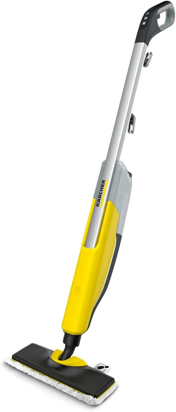 بخارشوی ایستاده کارچر SC 2 Upright EasyFix، زمان گرم شدن: 30 ثانیه، عملکرد منطقه: 50 متر مربع، مخزن: 0.4 لیتر، قدرت: 1600 وات، نازل کف، پارچه میکروفایبر و کارتریج رسوب زدایی